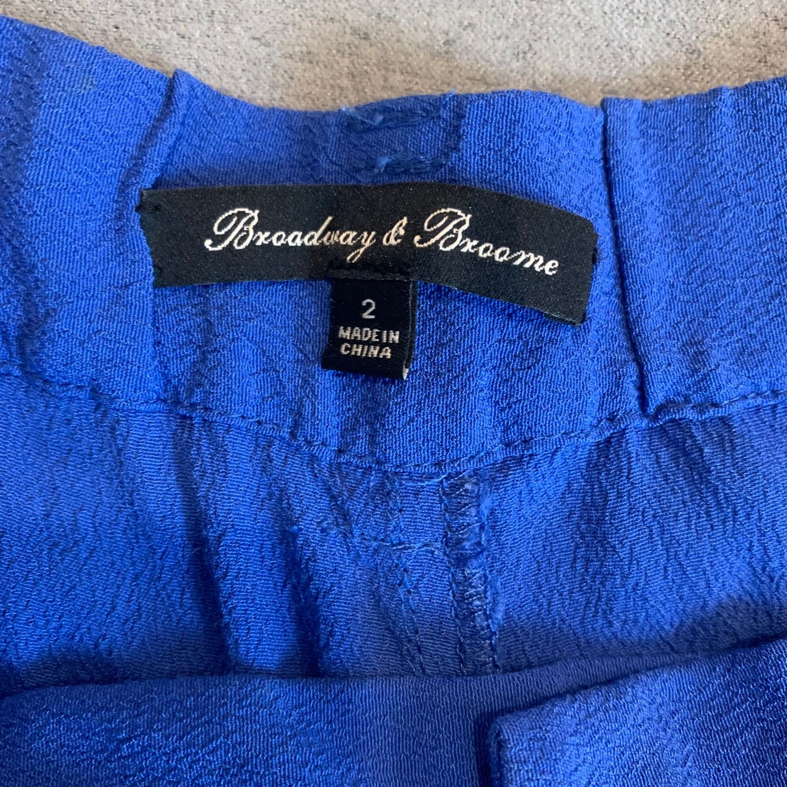 Madewell Madewell Typeset Trouser Blue Drapey Pleated Ankle Pants 2 Size 26" / US 2 / IT 38 - 4 Thumbnail
