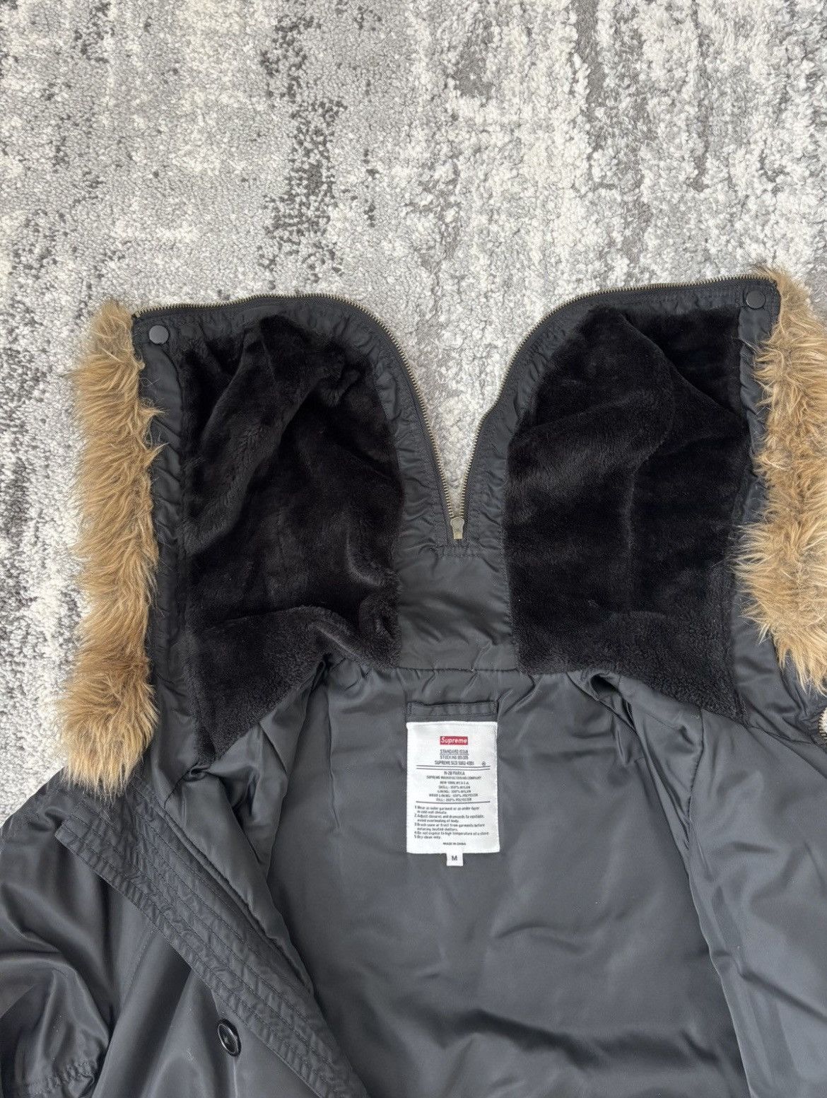 Supreme × Vintage Supreme Flight Satin N-2B Parka FW14 Size US M / EU 48-50 / 2 - 5 Thumbnail