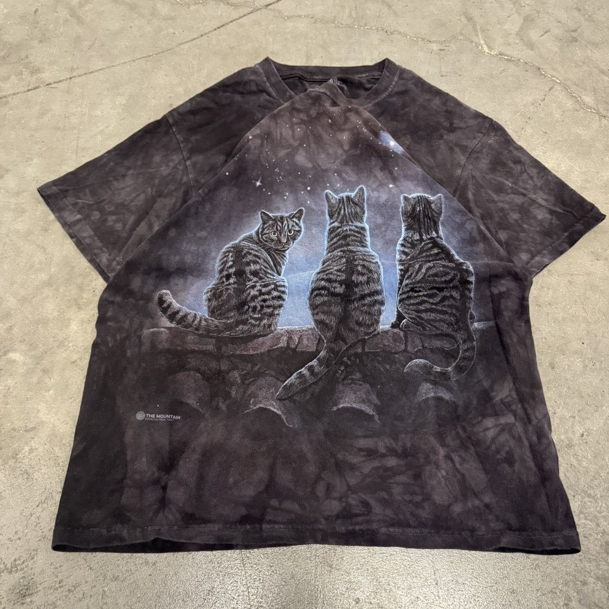 Other Vintage Y2K/2000s Grunge Cat Skater Tee! Size US S / EU 44-46 / 1 - 1 Thumbnail