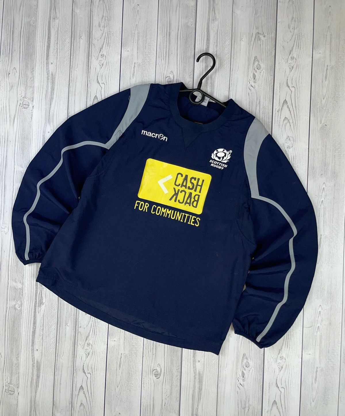 Macron Vintage Macron Scotland light jacket sweatshirt size S Size US S / EU 44-46 / 1 - 1 Thumbnail