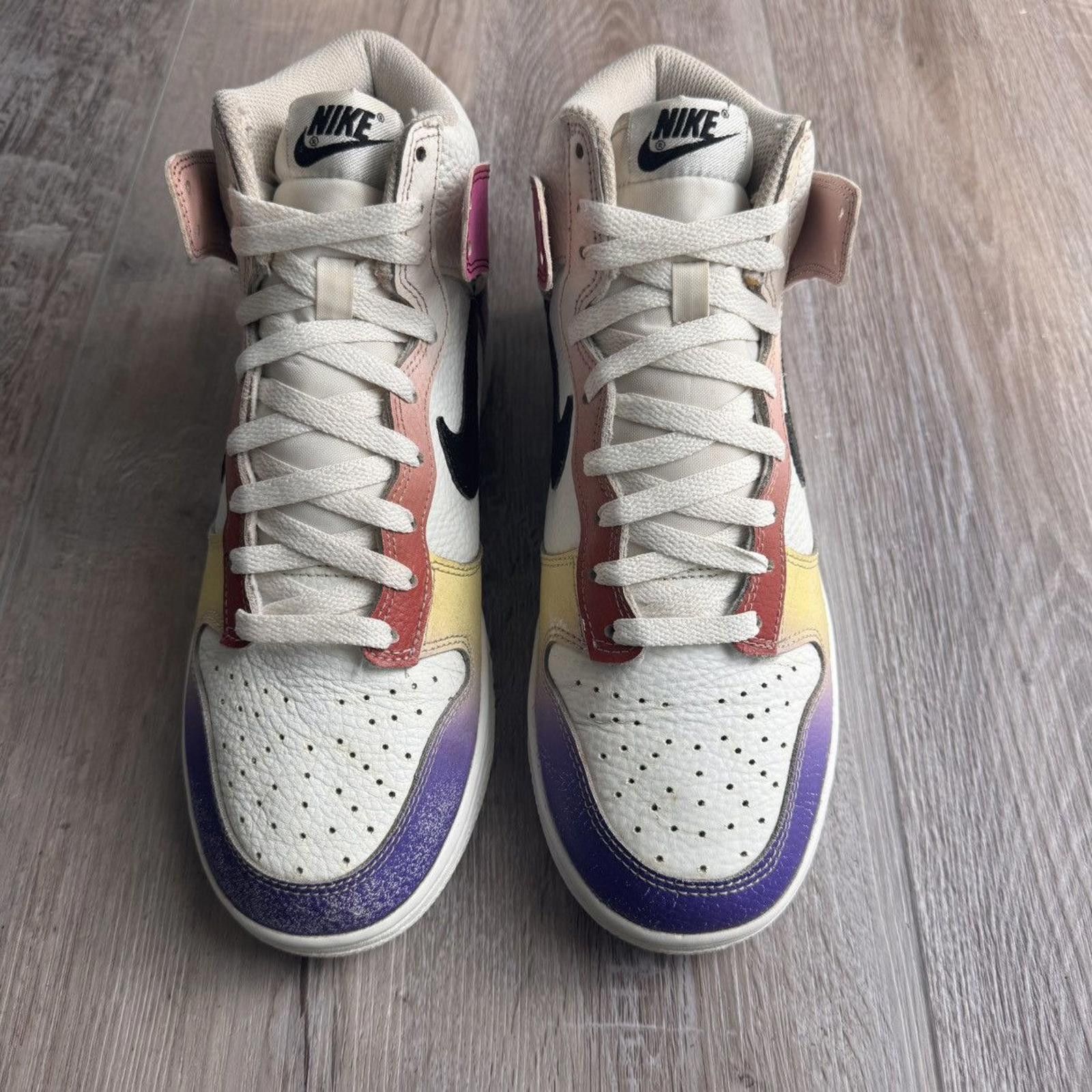 Nike NIKE • Dunk High "Multi-Color Gradient" (7M) Size US 7 / EU 40 - 4 Thumbnail