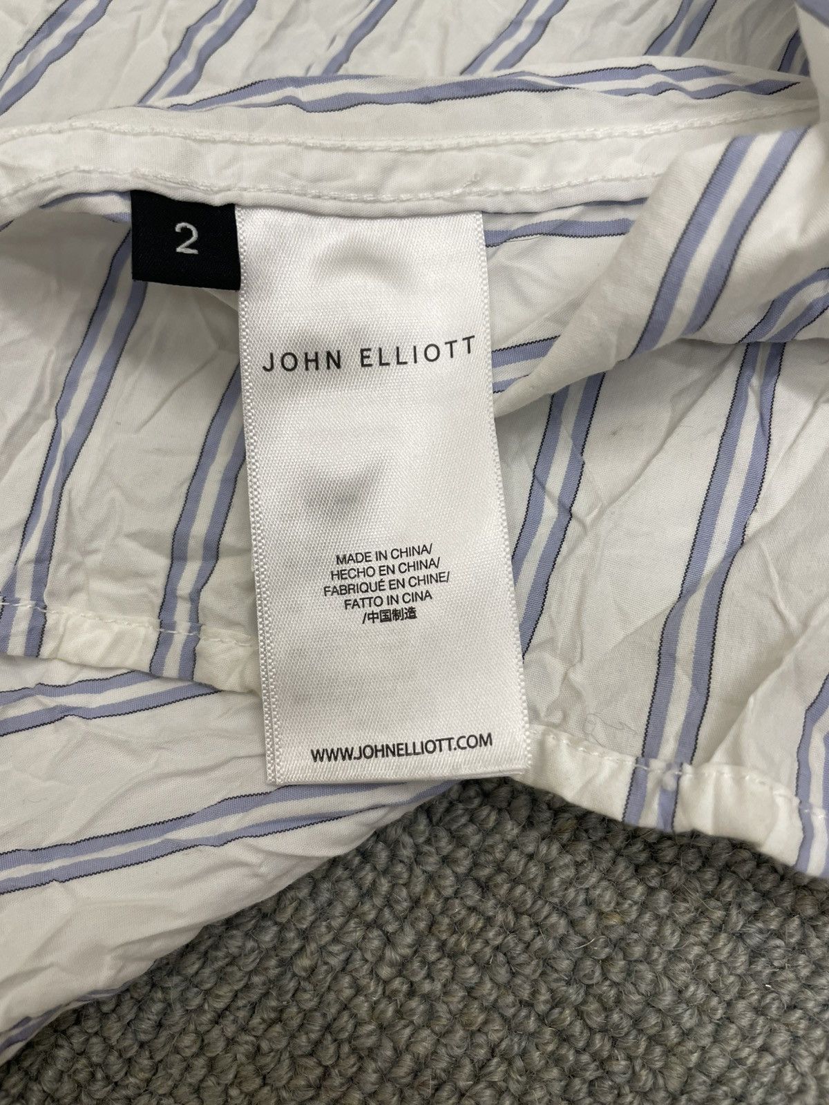 John Elliott John Elliott Crinkled Short Sleeve Shirt Size US M / EU 48-50 / 2 - 7 Thumbnail