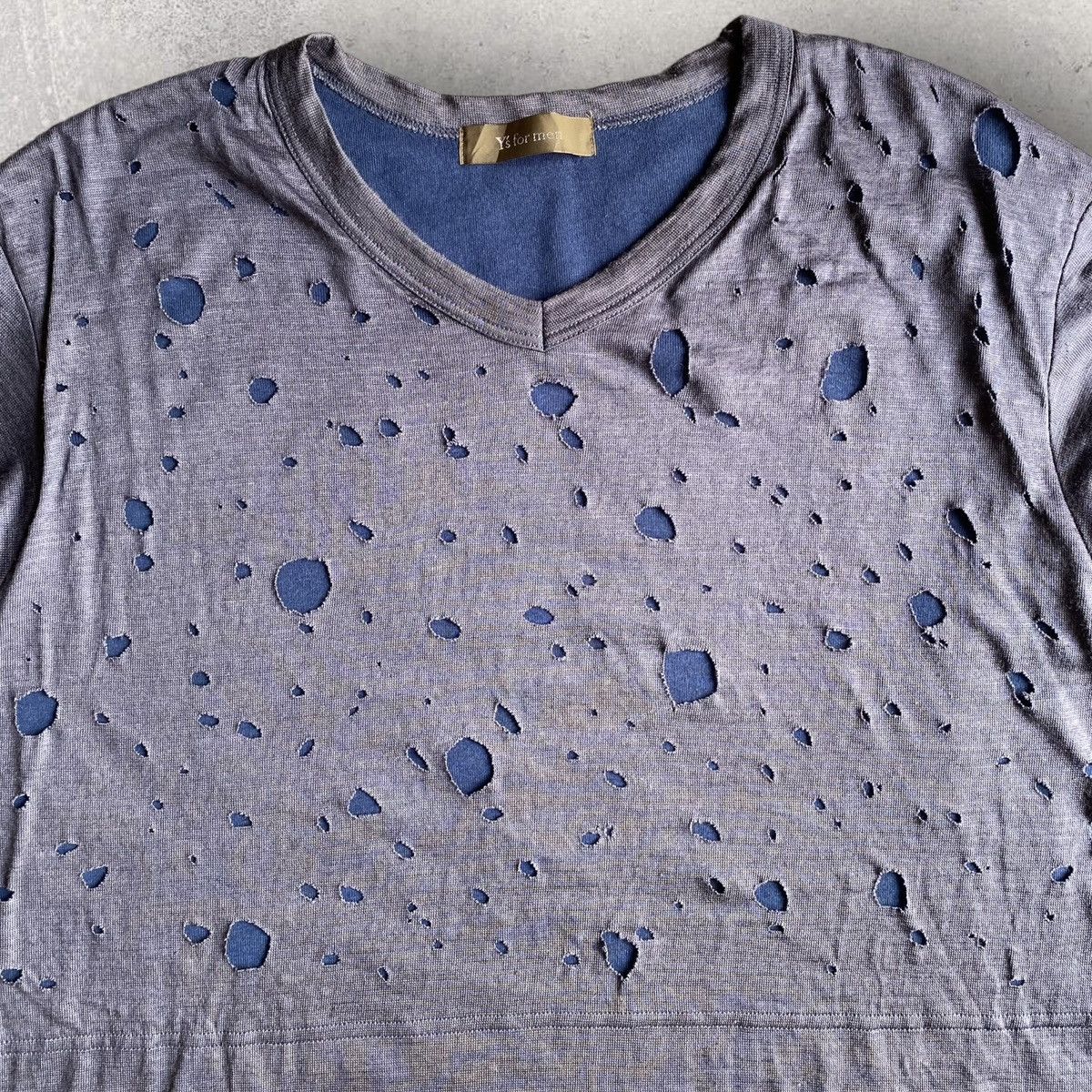 Y’s For Men Layer Distressed L/S