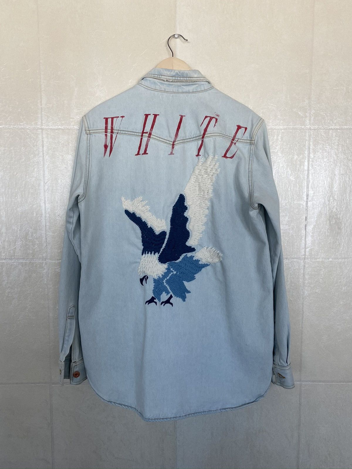Off-White OFF-WHITE Long Sleeve Denim Button Down Size US M / EU 48-50 / 2 - 1 Thumbnail