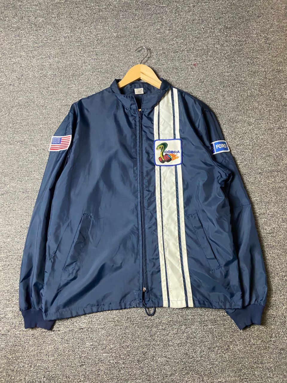 Cobra Vintage Ford Shelby Cobra Racing Bomber Style Jacket (179) Size US M / EU 48-50 / 2 - 1 Thumbnail