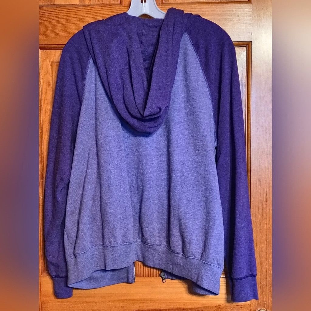 Victoria's Secret PINK by Victoria's Secret Purple Zip-Up Hoodie Size L / US 10 / IT 46 - 5 Thumbnail