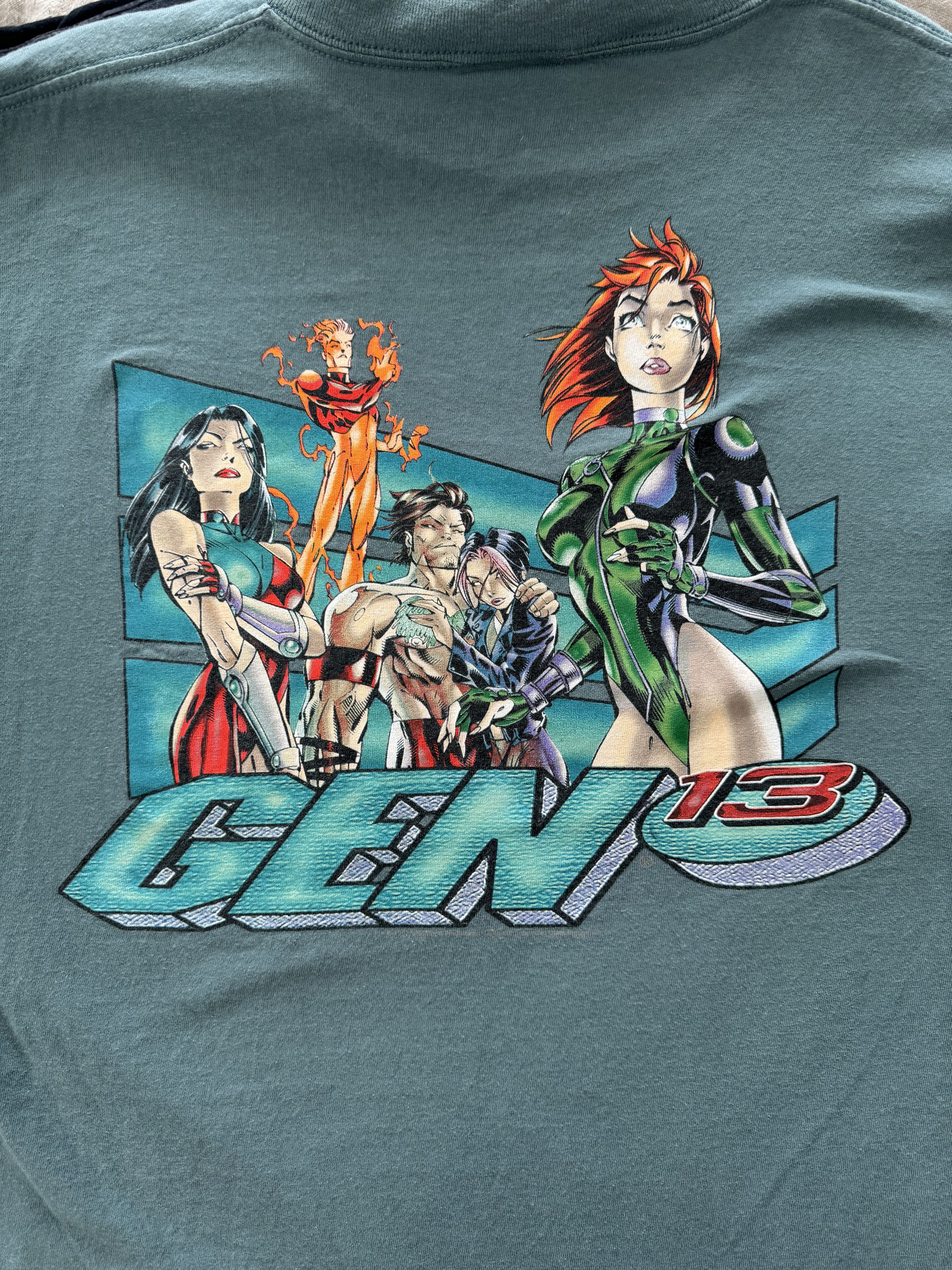 Tultex Vintage 1997 Gen-13 Comic Tultex T-Shirt Size US XL / EU 56 / 4 - 5 Thumbnail