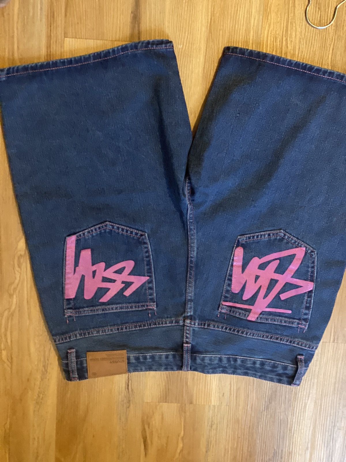 Japanese Brand black/pink street wear jorts Size US 34 / EU 50 - 2 Thumbnail