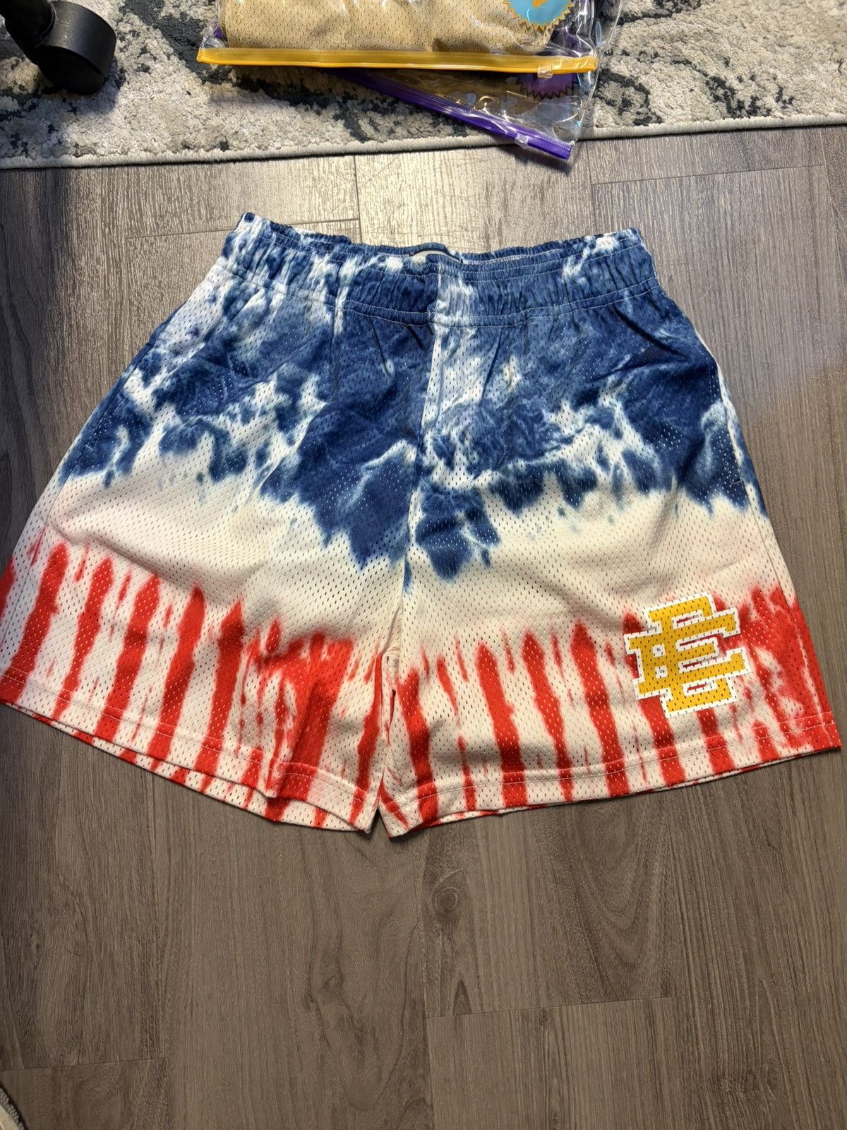 Eric Emanuel Eric Emanuel American Flag Shorts Size US 32 / EU 48 - 1 Thumbnail