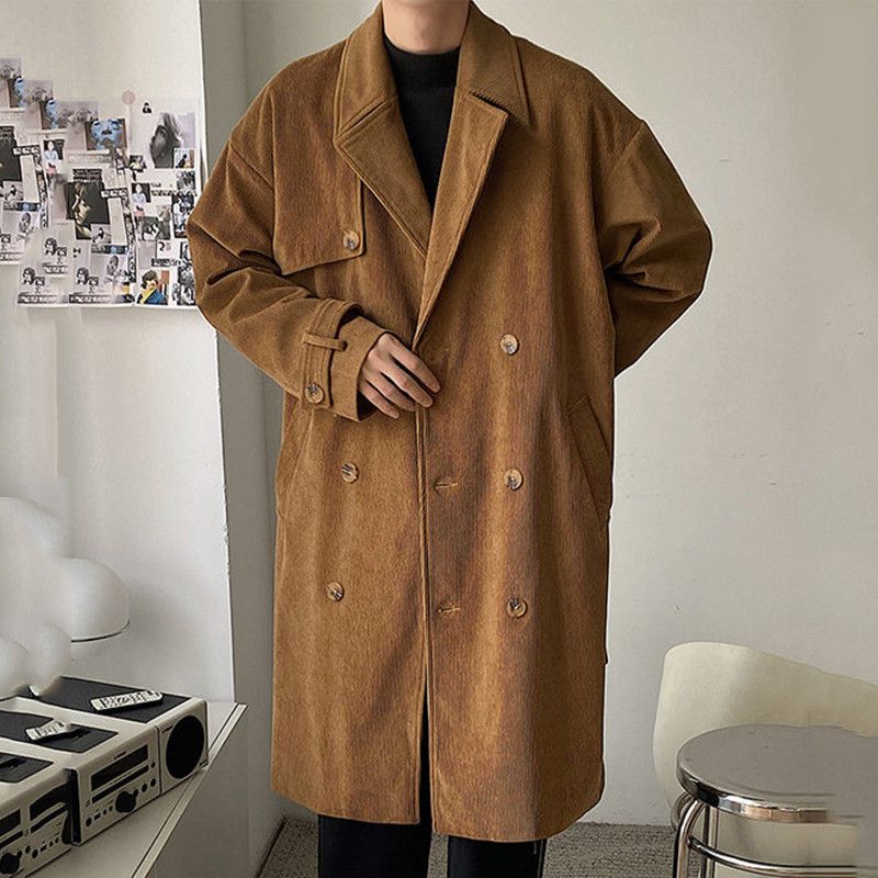 Vintage Corduroy Double breasted Jacket Size US L / EU 52-54 / 3 - 2 Thumbnail