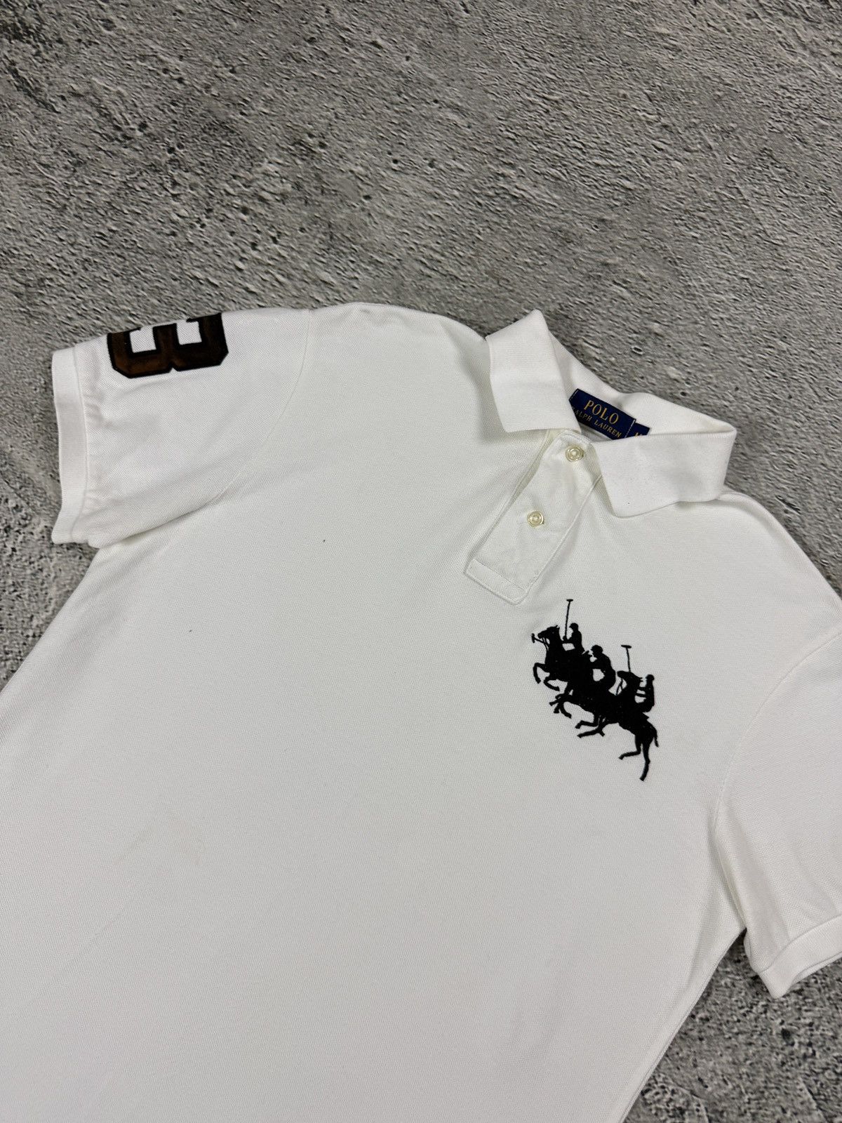Ralph Lauren Chief Keef Polo Ralph Lauren vintage white big pony Size US M / EU 48-50 / 2 - 2 Thumbnail