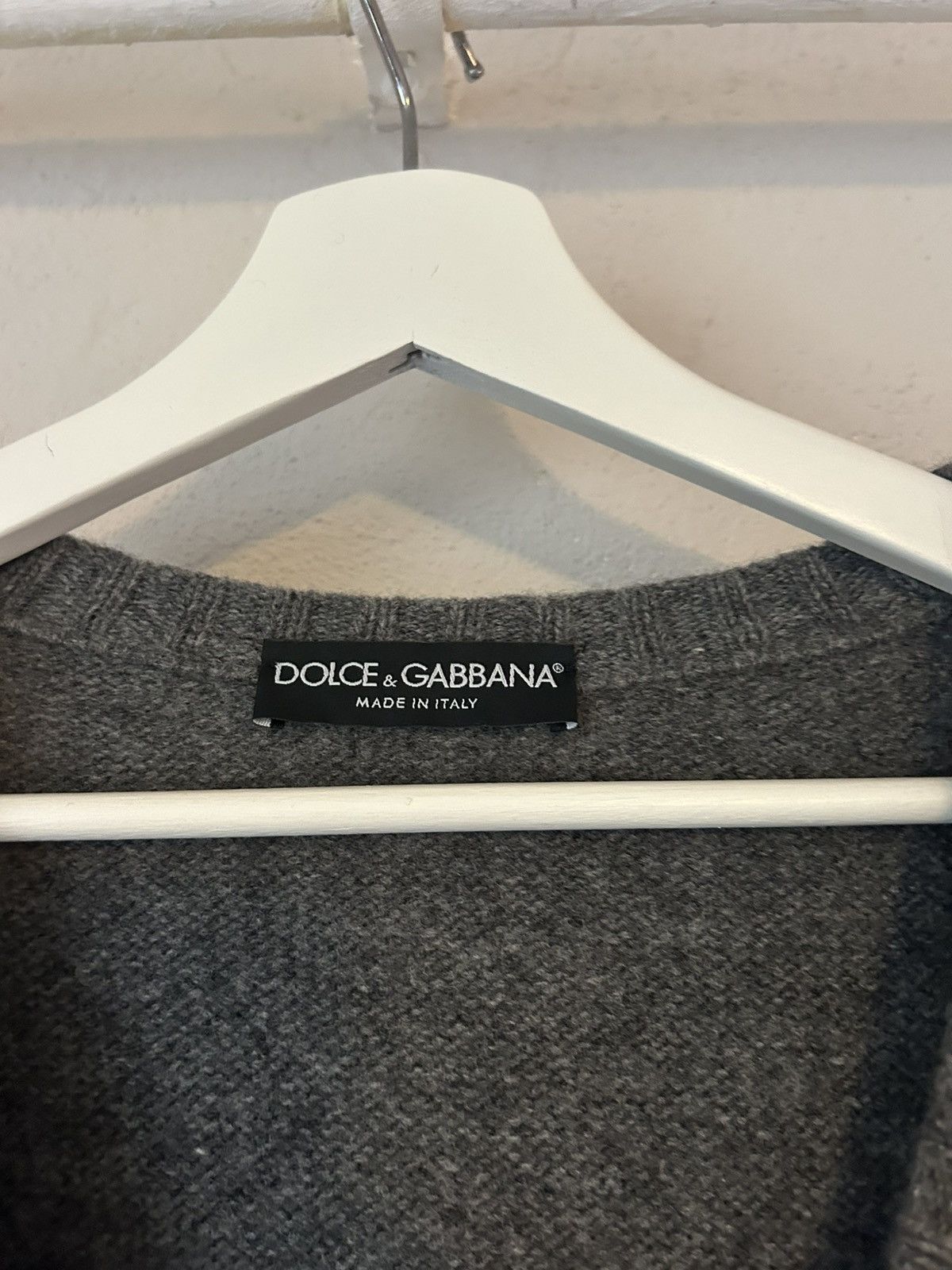 Dolce & Gabbana Dolce & Gabbana Virgin Wool Cardigan - Size 54 Size US L / EU 52-54 / 3 - 2 Thumbnail