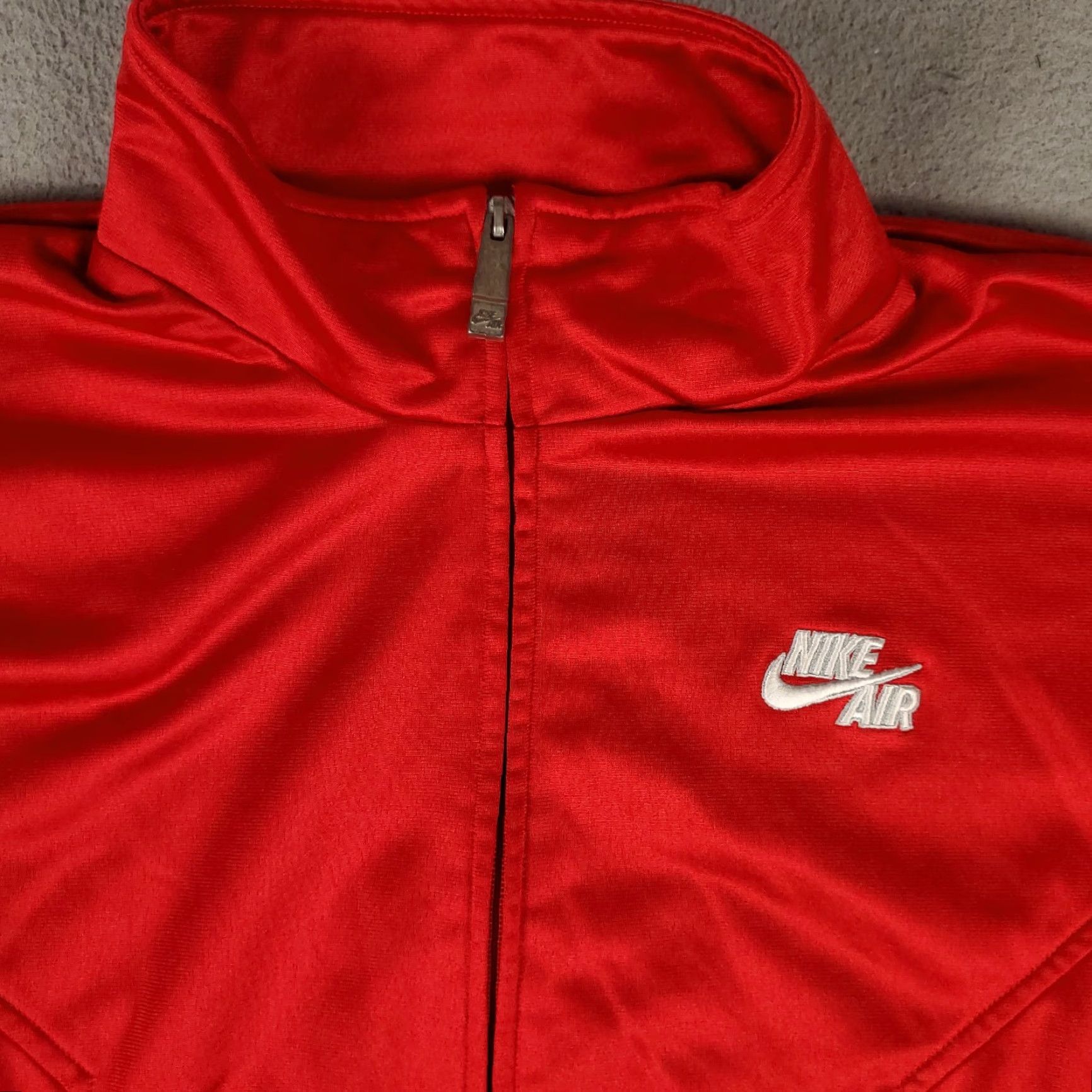 Nike Nike Jacket Mens 2XL Red Vintage Full Zip Track Jacket Sweatshirt Size US XXL / EU 58 / 5 - 2 Thumbnail
