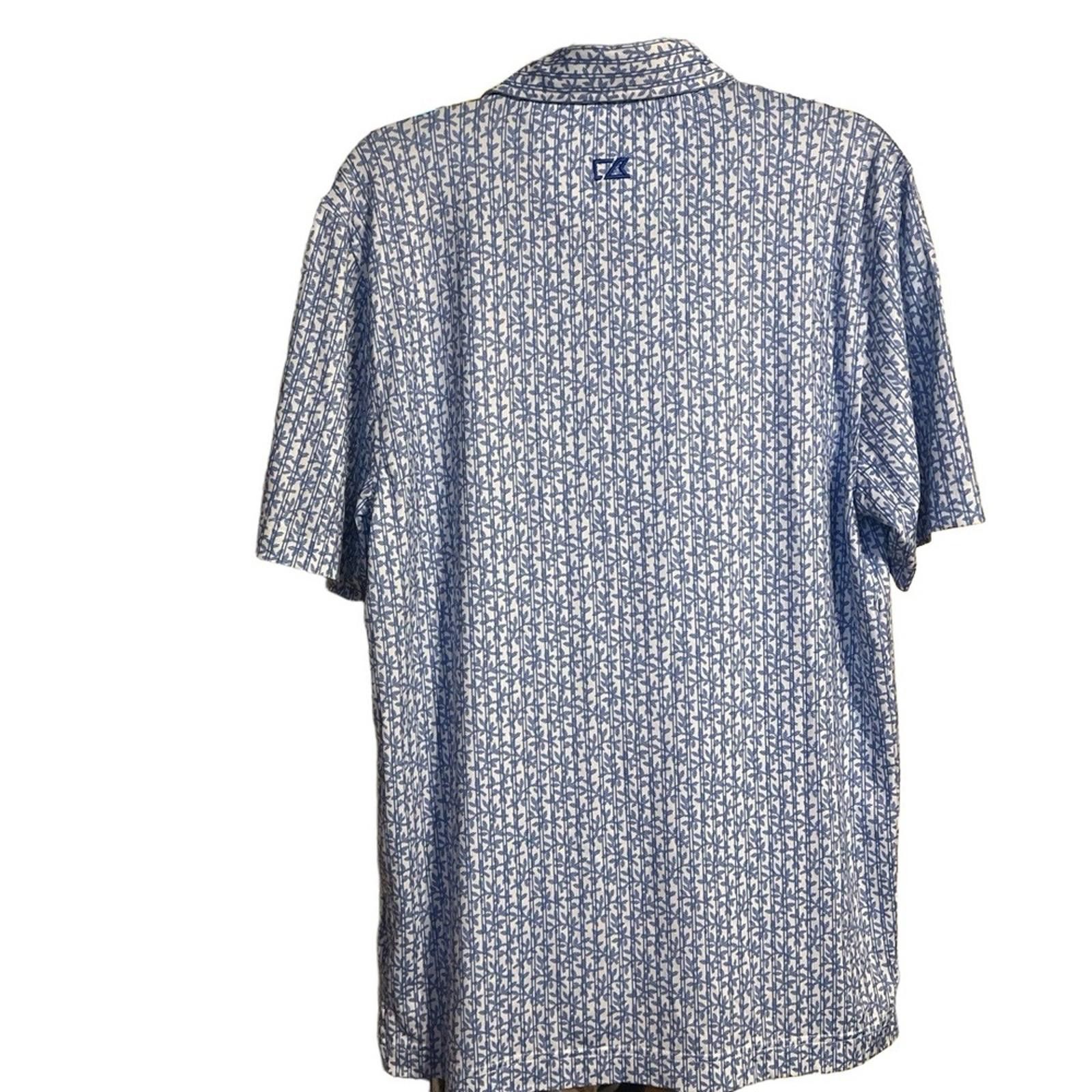 Cutter & Buck CUTTER & BUCK Men's Small Polo White Tour Moisture-Wicking Size US S / EU 44-46 / 1 - 8 Thumbnail