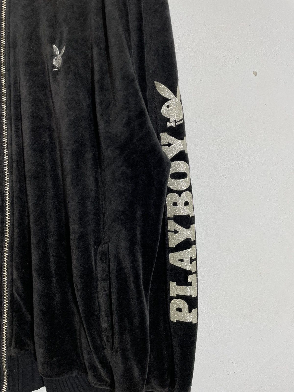 Vintage Vintage Playboy velvet Jacket crazy luxury styled Size US L / EU 52-54 / 3 - 3 Thumbnail