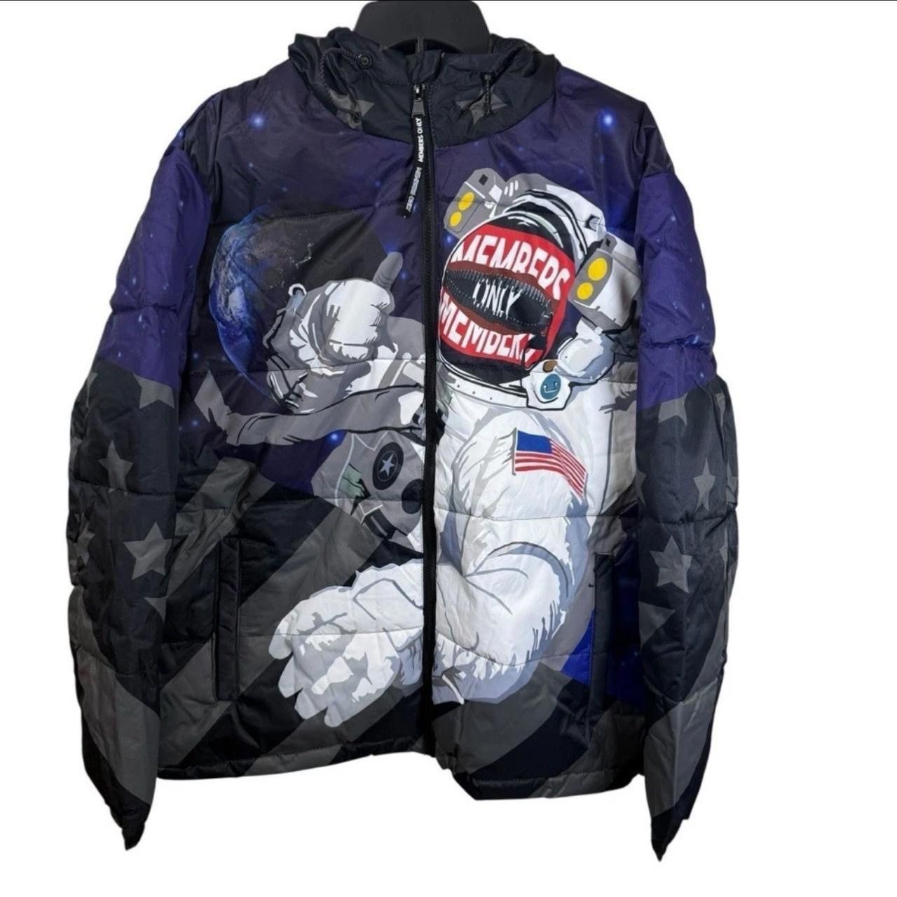 Members Only MEMBERS ONLY SPACE ASTRONAUT NASA HOODED PUFFER JACKET//COAT Size US L / EU 52-54 / 3 - 1 Thumbnail