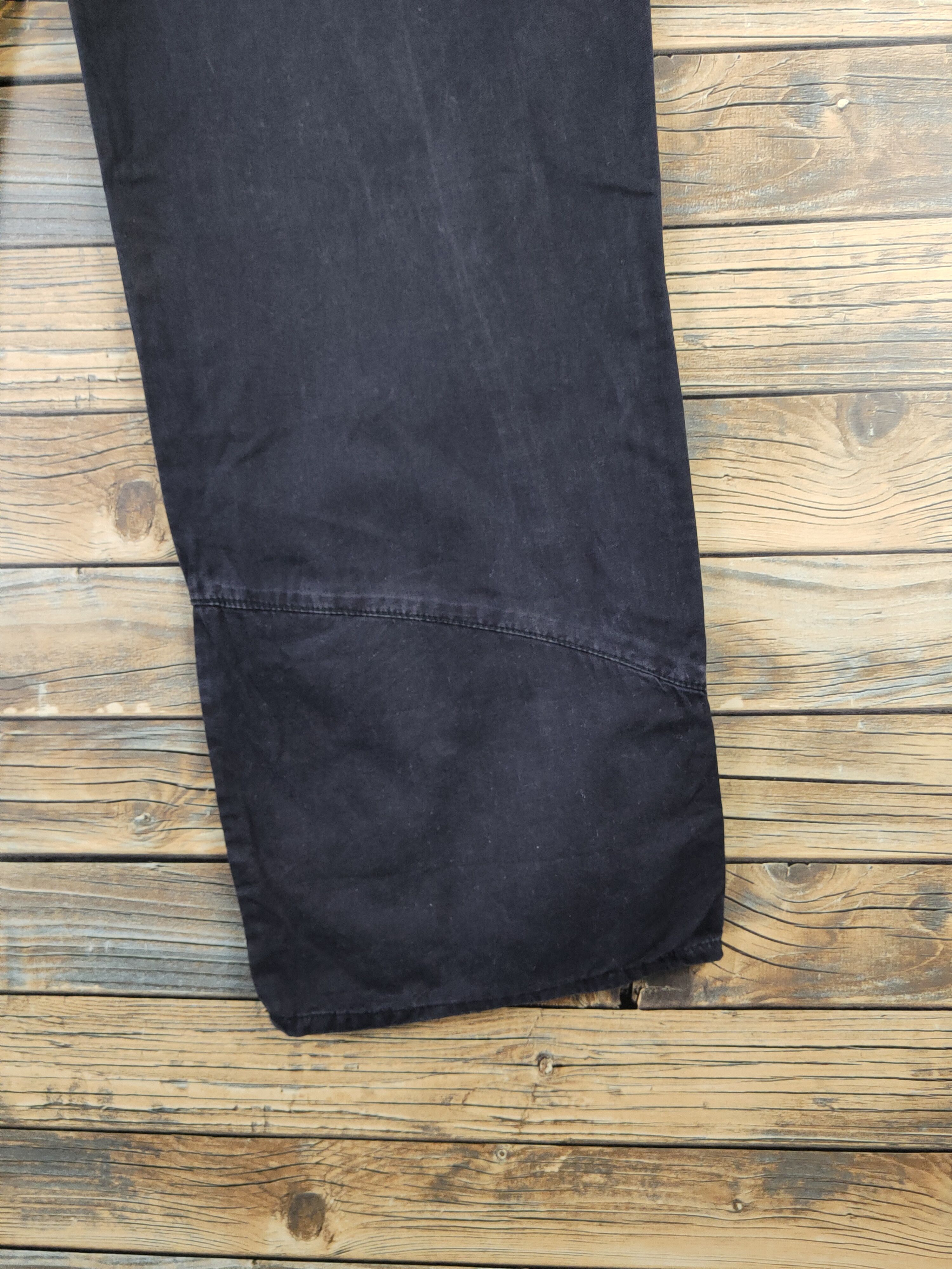 Japanese Brand DL Amp Black Multipocket Cargo Pants #2378 Size US 31 - 13 Thumbnail