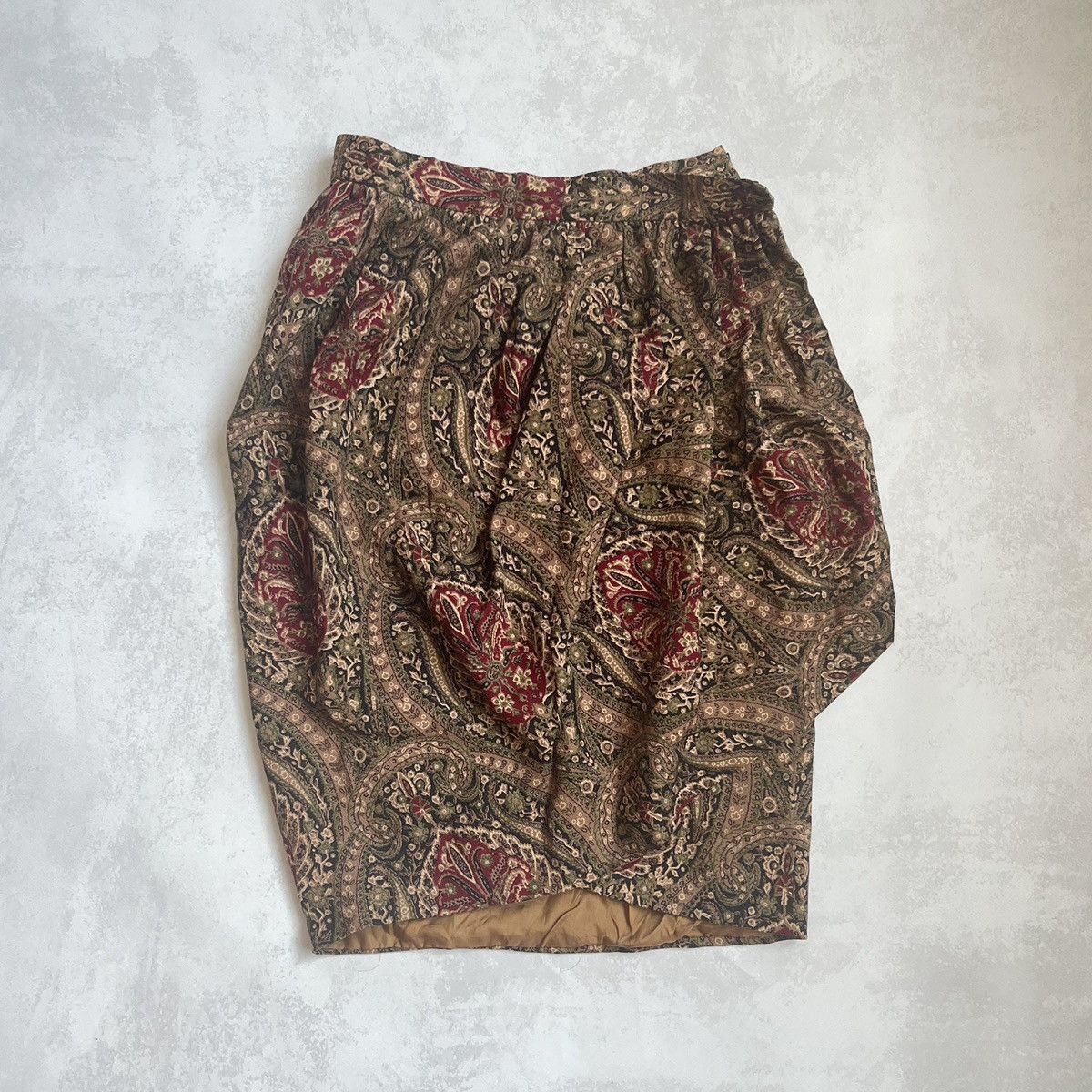 Vintage × Yves Saint Laurent Yves Saint Laurent rive gauche wool Skirt Tom Ford Era Size 28" / US 6 / IT 42 - 1 Thumbnail