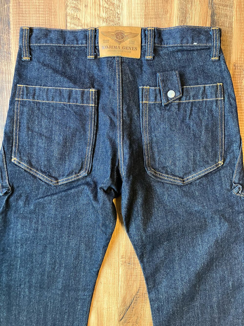 KOJIMA GENES Kojima Genes RNB-1127 W33 x L34 13oz Denim Cargo Pants Size US 33 - 12 Thumbnail