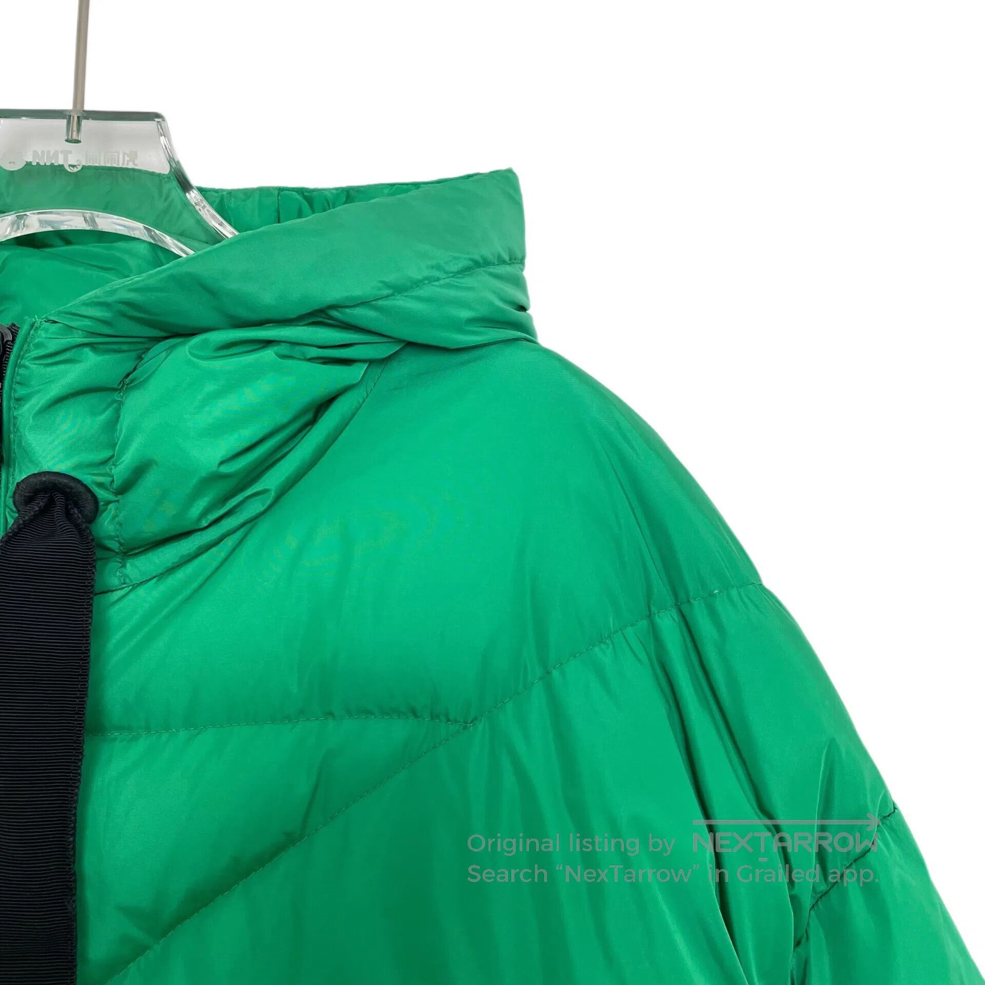 Moncler Moncler Green Logo Patch Hooded Drawstring Zipper Long Sle Size US XS / EU 42 / 0 - 3 Thumbnail