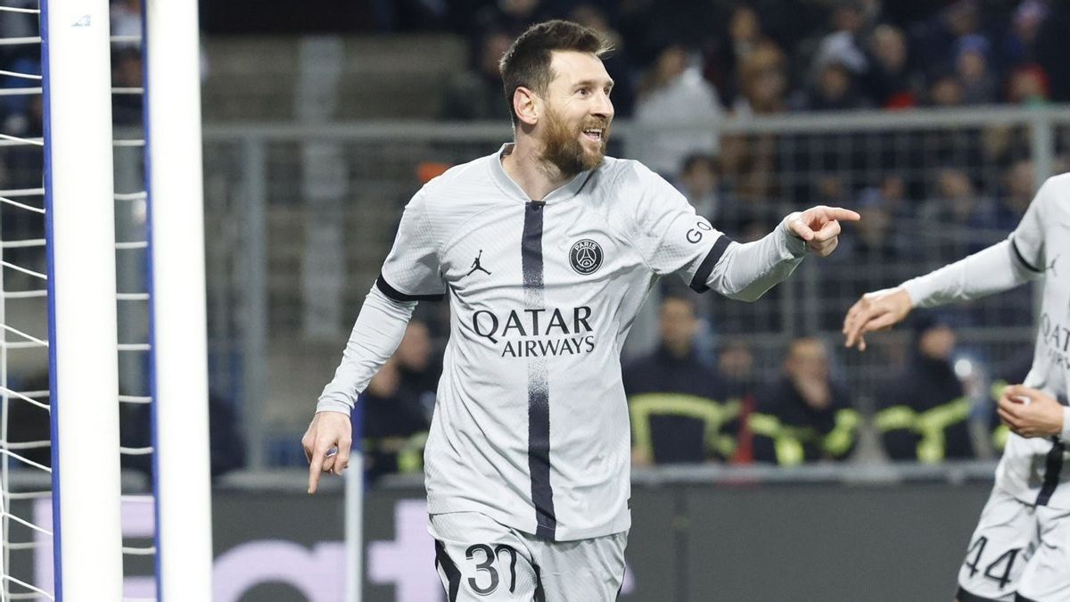 Nike PSG NIKE 2022/2023 FOOTBALL SOCCER AWAY JERSEY #30 MESSI Size US M / EU 48-50 / 2 - 13 Thumbnail