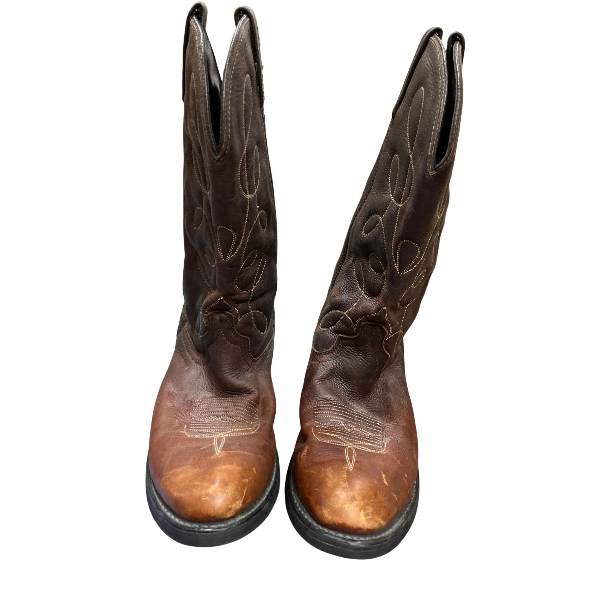 Dan Post Dan Post mens brown leather embroided cowboy western boots s Size US 11.5 / EU 44-45 - 13 Thumbnail