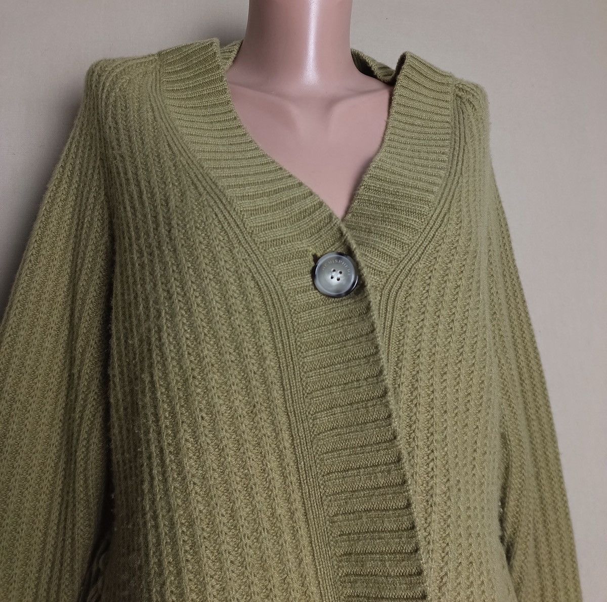 Designer HEMISPHERE Wool Cashmere Sweater Cardigan Size XS Size XS / US 0-2 / IT 36-38 - 5 Thumbnail
