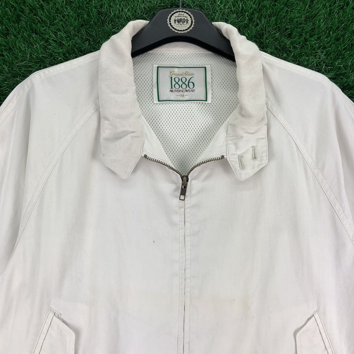 Japanese Brand Vintage 80's Munsingwear Casual Work Zipper Jacket Size US M / EU 48-50 / 2 - 7 Thumbnail