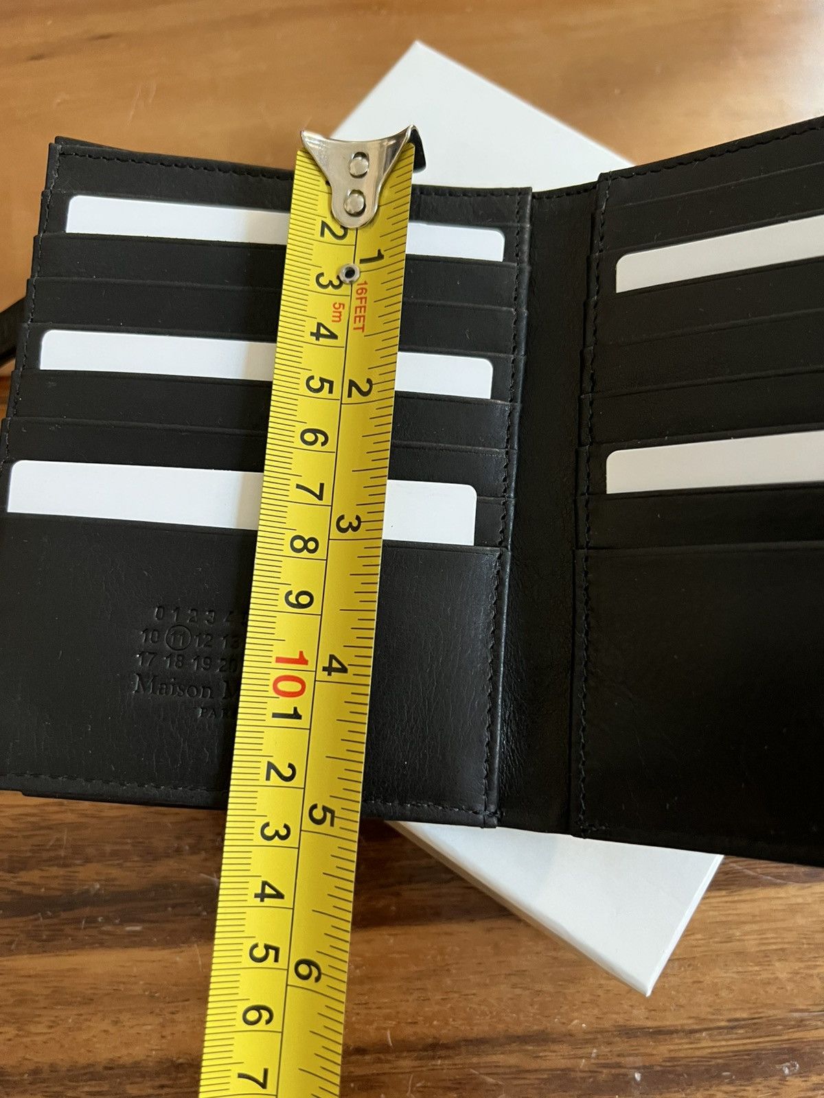 Maison Margiela MAISON MARGIELA FOUR STITSIZE LEATHER Black Wallet Size ONE SIZE - 10 Thumbnail