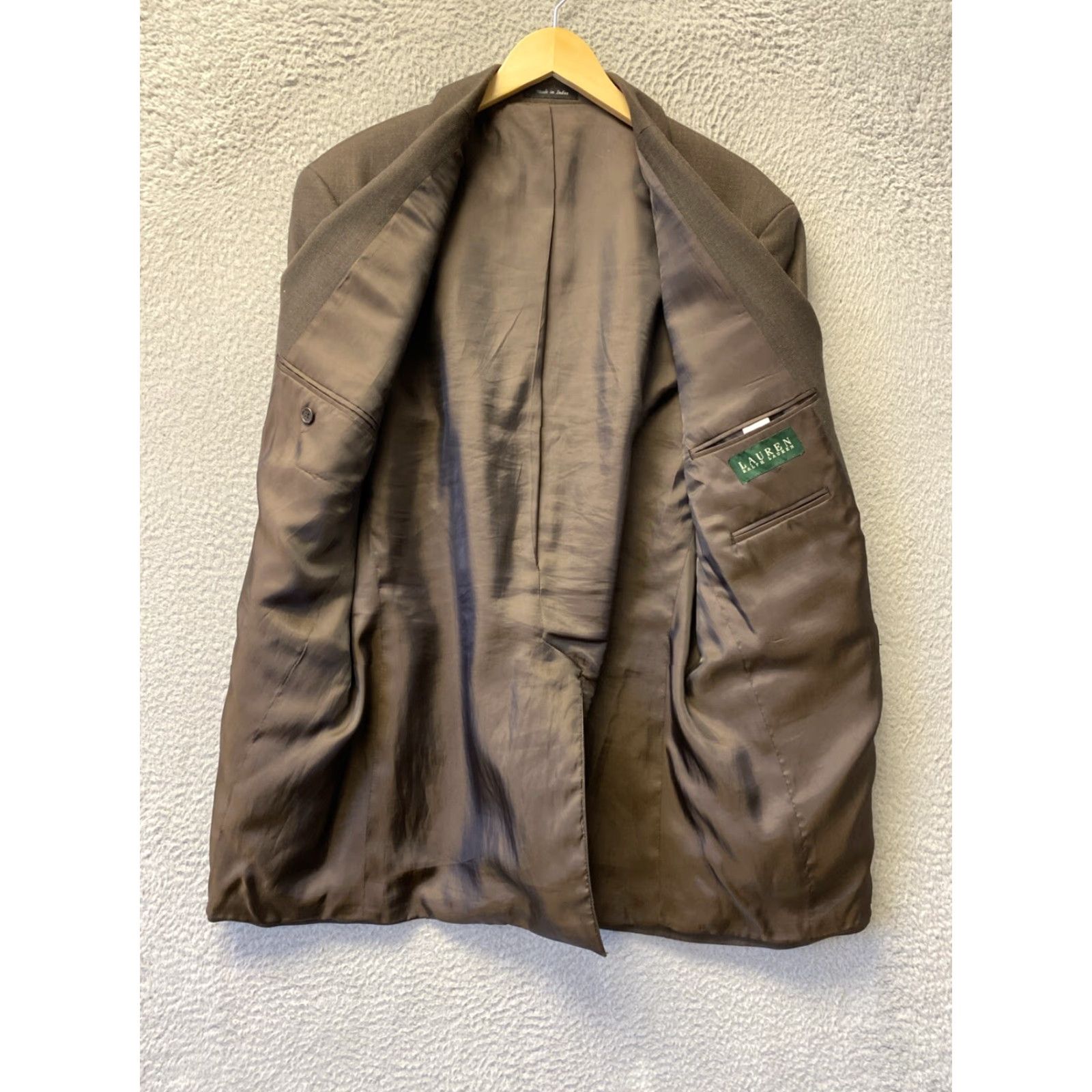 Ralph Lauren Ralph Lauren Green Label Blazer Men 44L Brown Big & Tall Mens Size 44L - 4 Thumbnail