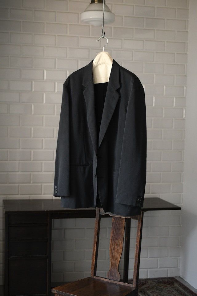 A.PRESSE A.PRESSE / Washed Silk Jacket (Charcoal) Size US XL / EU 56 / 4 - 1 Thumbnail