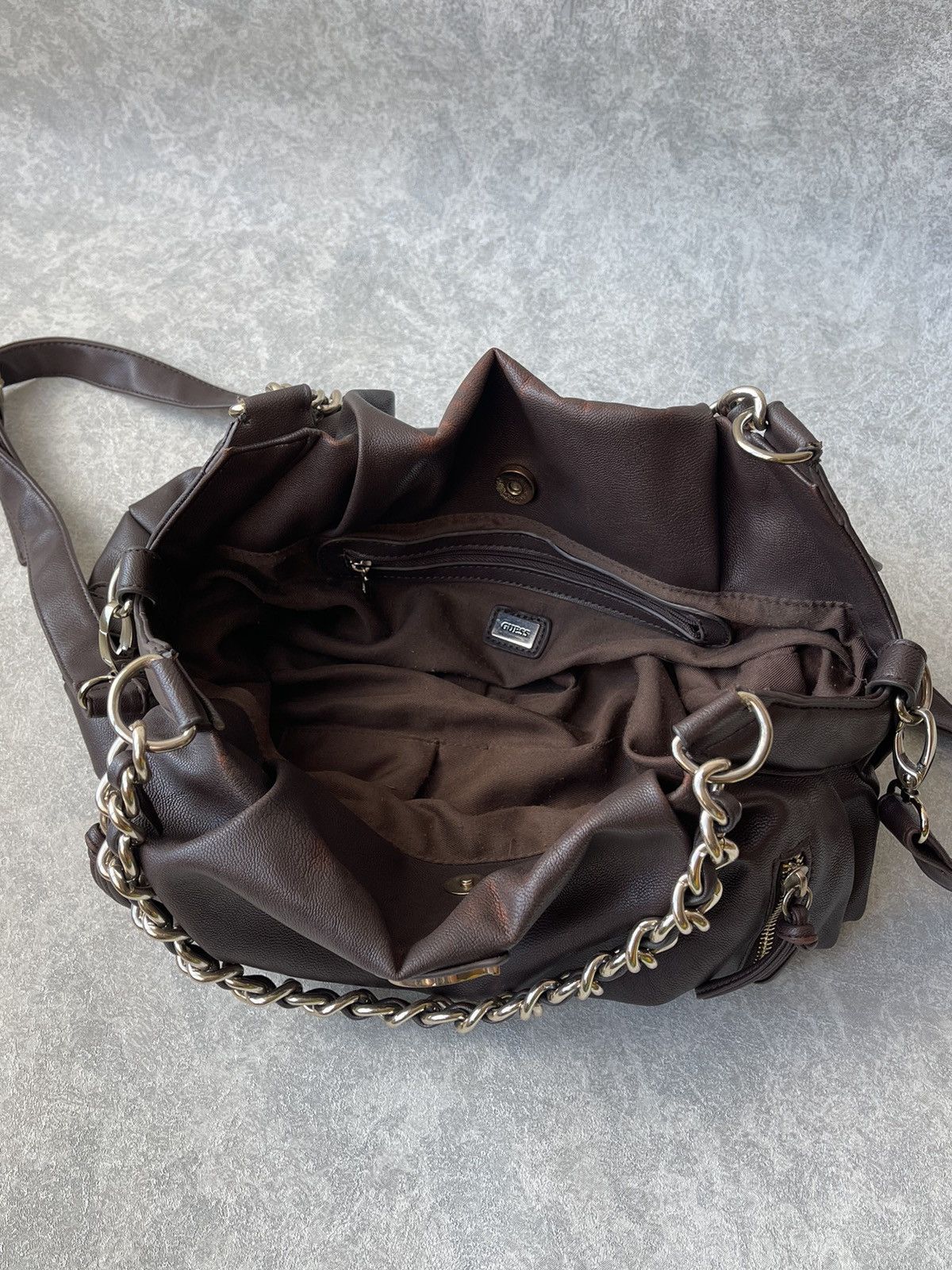 Guess 90s Vintage Guess Zippered Belt Shoulder Bag Size ONE SIZE - 16 Thumbnail
