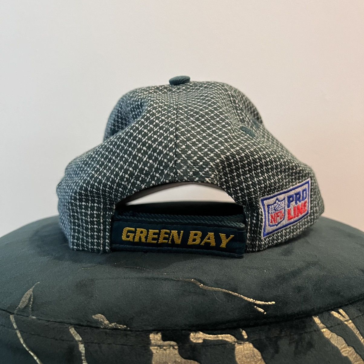 Logo Athletic Vintage Green Bay Packers Logo Athletic Hat Strap Back Green Size ONE SIZE - 6 Thumbnail