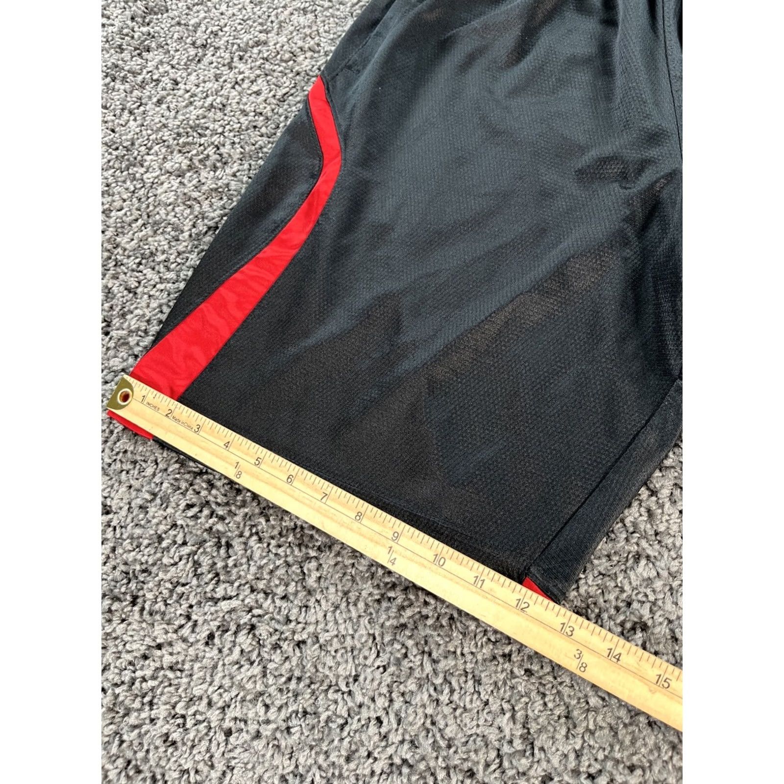 Jordan Brand Air Jordan Basketball Shorts Mens M Black Red Jumpman Baggy Warm Up Size US 31 - 3 Thumbnail