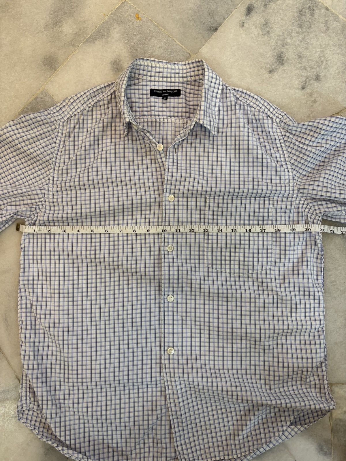 Comme des Garcons × Comme des Garcons Homme × Comme des Garcons Homme Plus AD2003 Comme Des Garcons Stripe Shirt Size US S / EU 44-46 / 1 - 7 Thumbnail