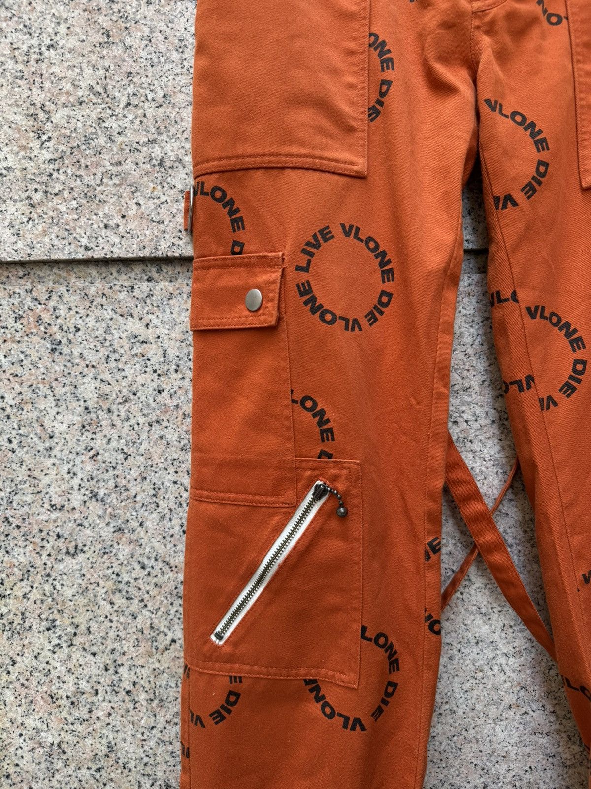 Vlone Vlone bondage pants orange M Size US 31 - 5 Thumbnail
