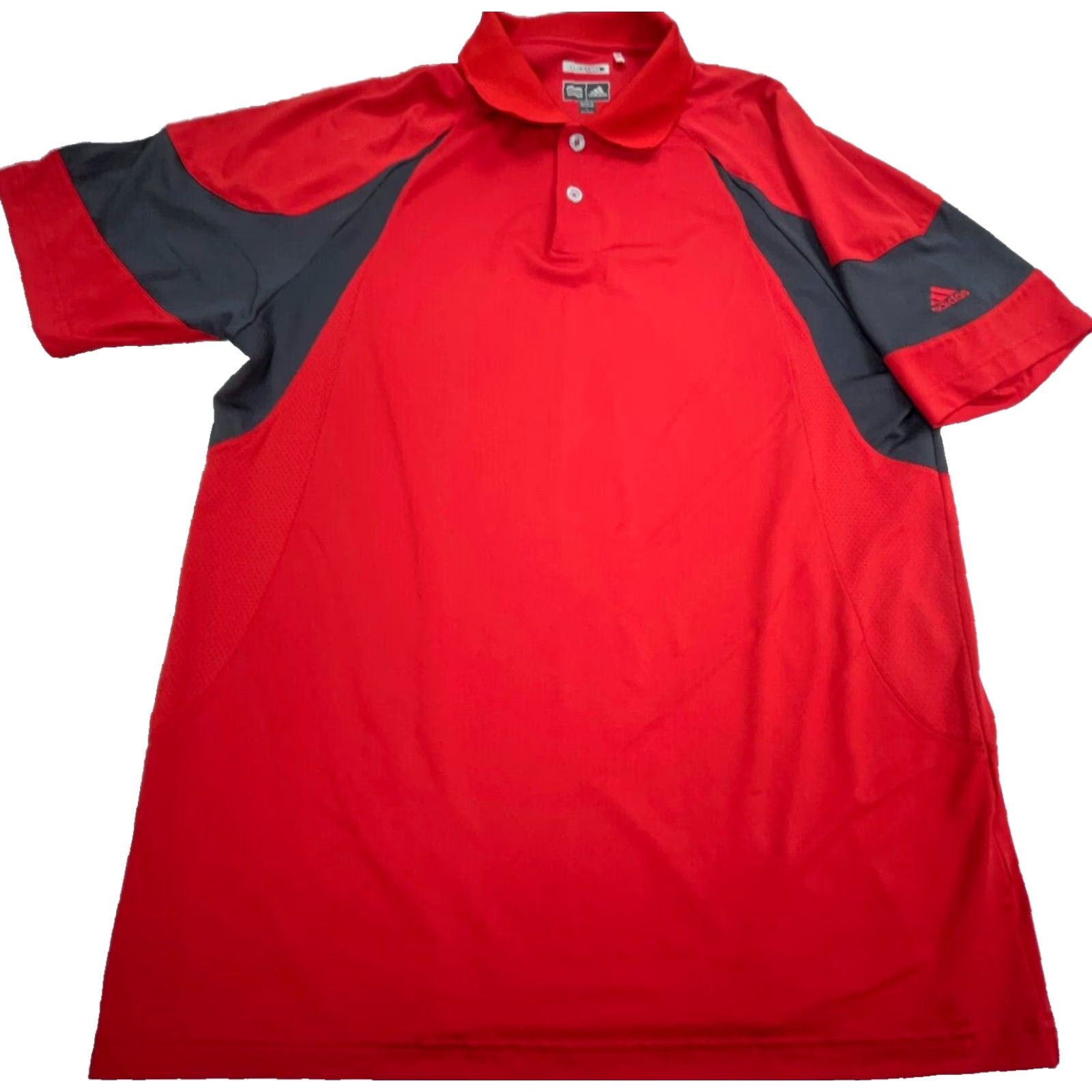 Adidas Adidas Polo Shirt Men Large Red Black Performance Golf Tennis Clima Cool Adult N Size US L / EU 52-54 / 3 - 2 Thumbnail