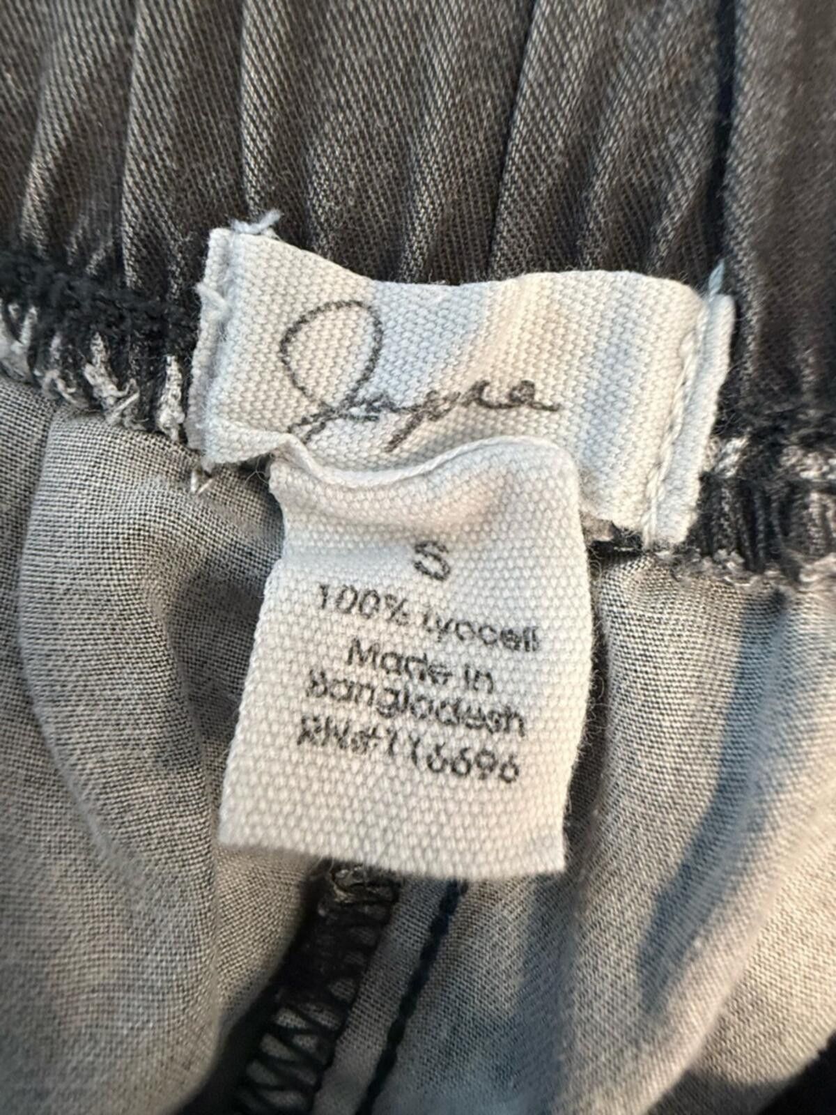 Other Japna charcoal grey & white tie dye pants lyocell SZ SM Size 28" / US 6 / IT 42 - 3 Thumbnail