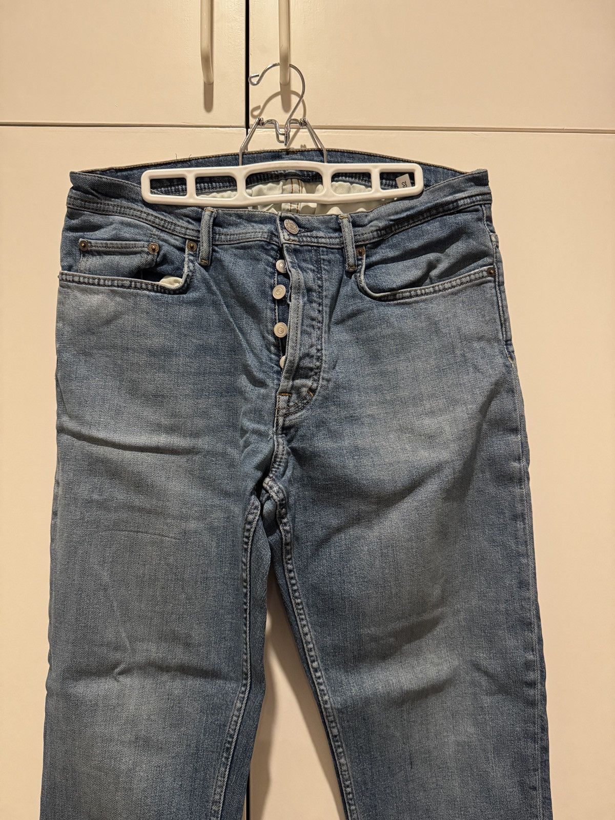 Acne Studios ACNE RIVER MID BLUE JEANS - 33 Size US 33 - 2 Thumbnail