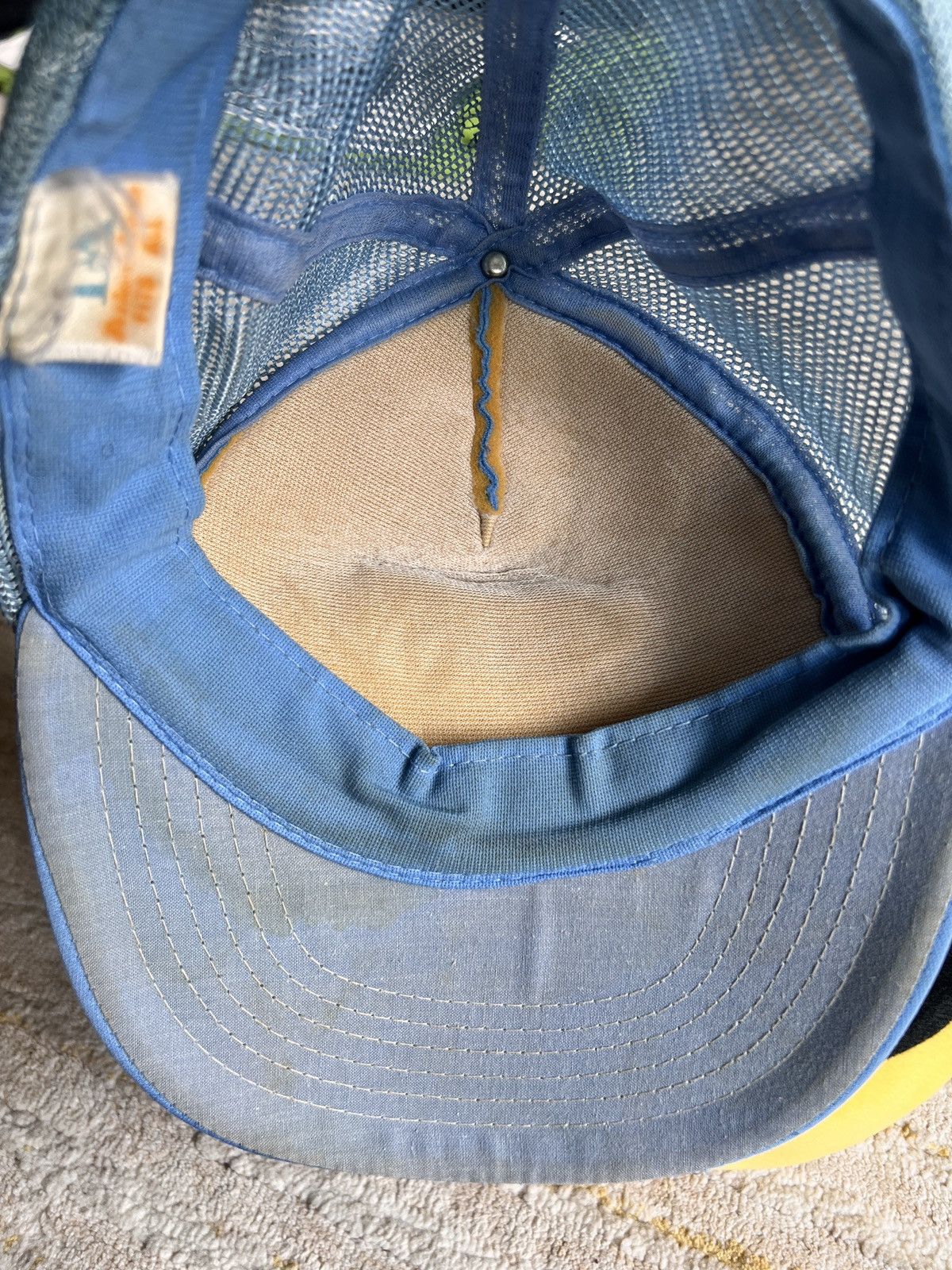 Vintage 90s Miami Vice Mesh Trucker Snapback Size ONE SIZE - 7 Thumbnail