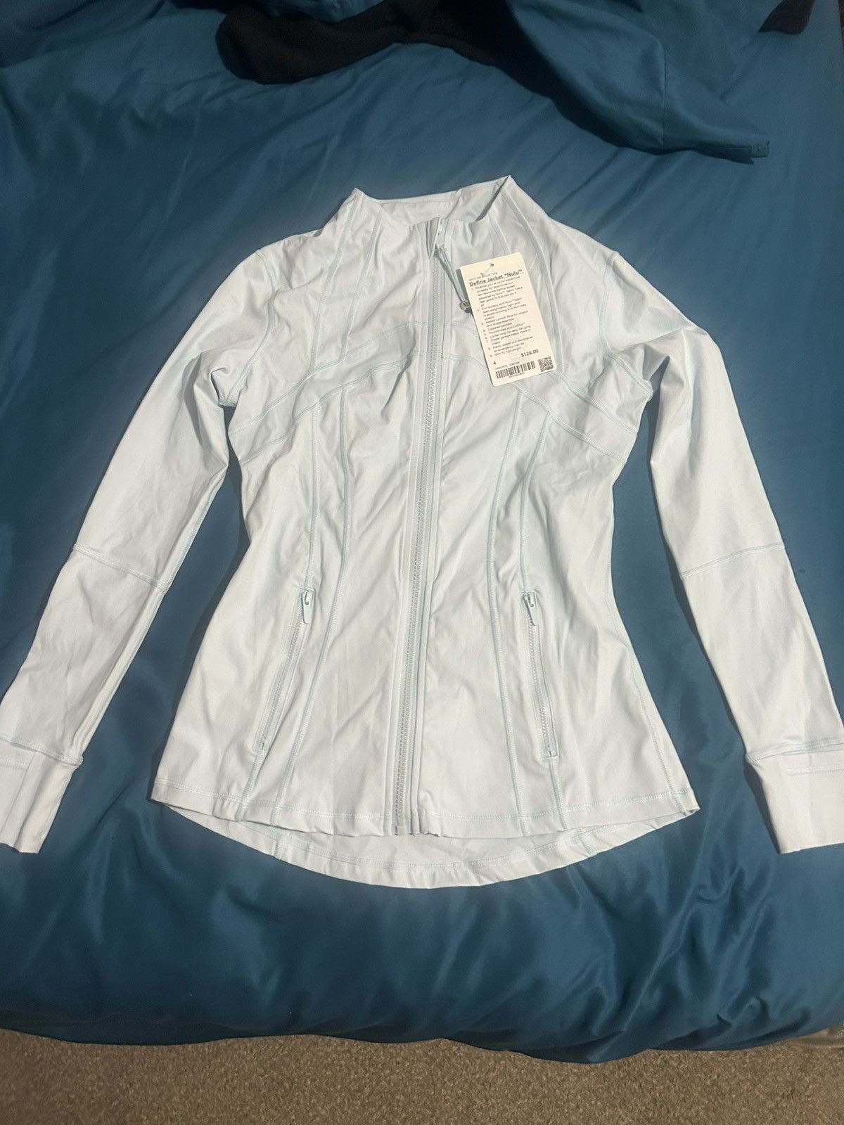 Lululemon Light Blue Lulu Define Jacket Nulu Size S / US 4 / IT 40 - 1 Preview