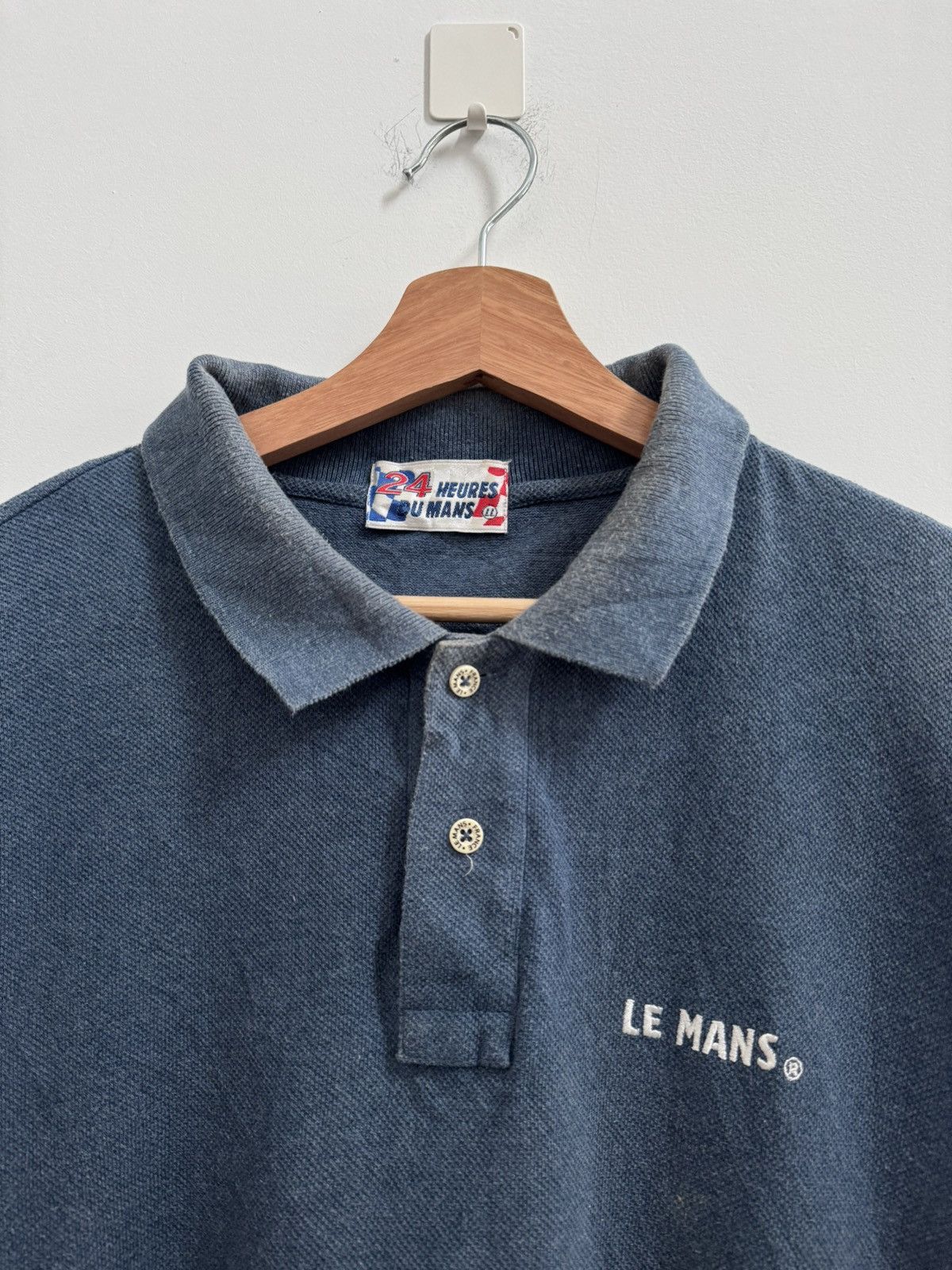Vintage 24 Hours Le Mans Vintage Polo T-Shirt Size US XL / EU 56 / 4 - 2 Thumbnail