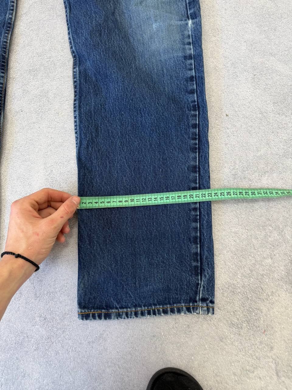 Hedi Slimane 2000s Hedi Slimane Style Washed Faded Denim Jeans Size US 32 / EU 48 - 16 Thumbnail