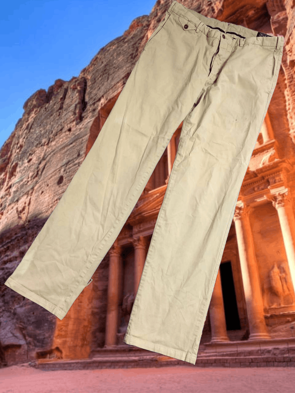 Polo Ralph Lauren Y2K Polo by Ralph Lauren beige jeans pants vintage Size US 36 / EU 52 - 1 Thumbnail