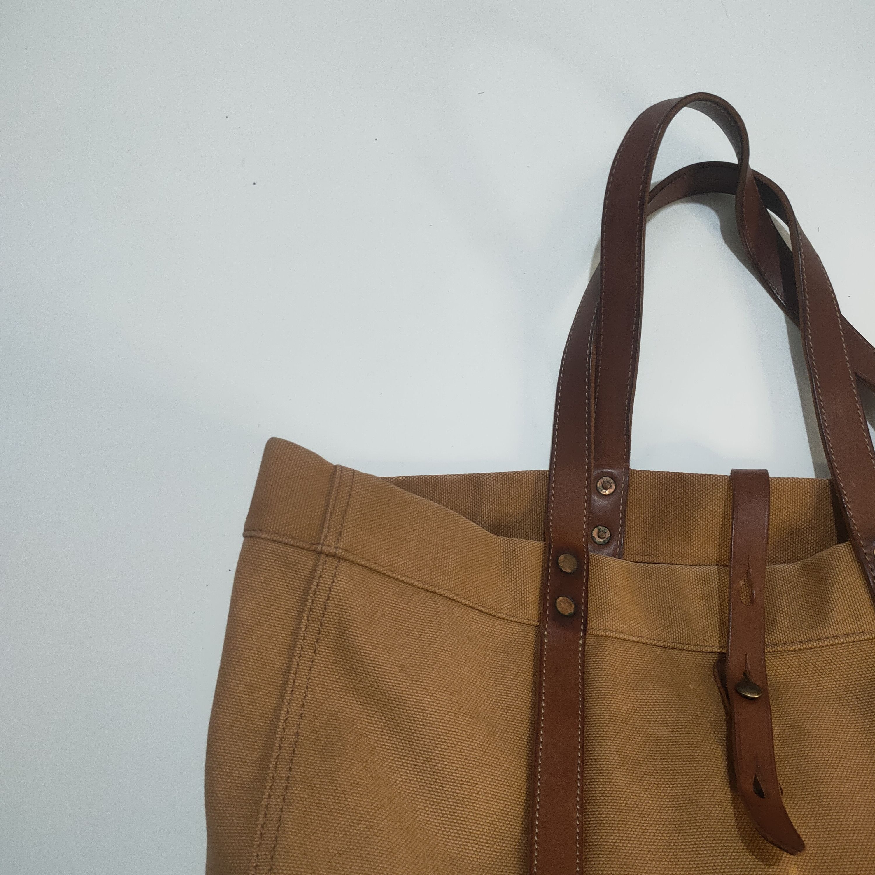 RRL Ralph Lauren × Vintage Ralph Lauren Cotton Canvas Tote Bag Size ONE SIZE - 2 Thumbnail