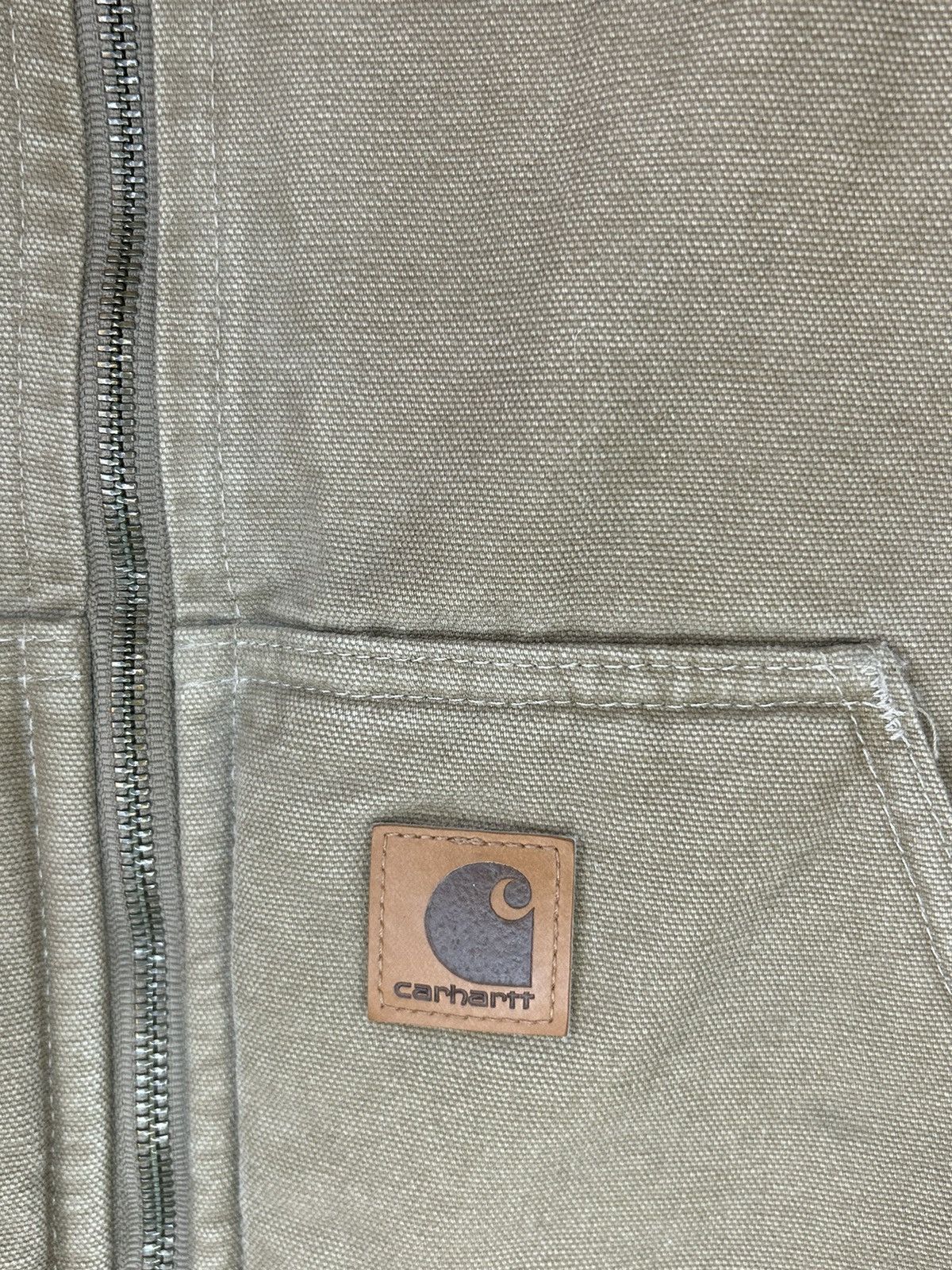 Carhartt Vintage Carhartt Faded Brown Sherpa Lined Vest Size US XL / EU 56 / 4 - 2 Thumbnail