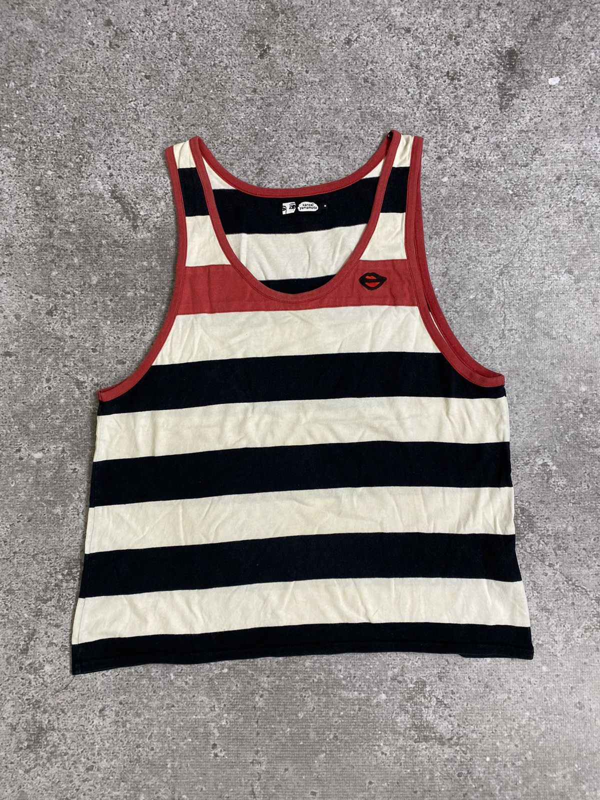 Kansai Yamamoto Vintage Kansai Yamamoto Tanktop Size US M / EU 48-50 / 2 - 1 Thumbnail