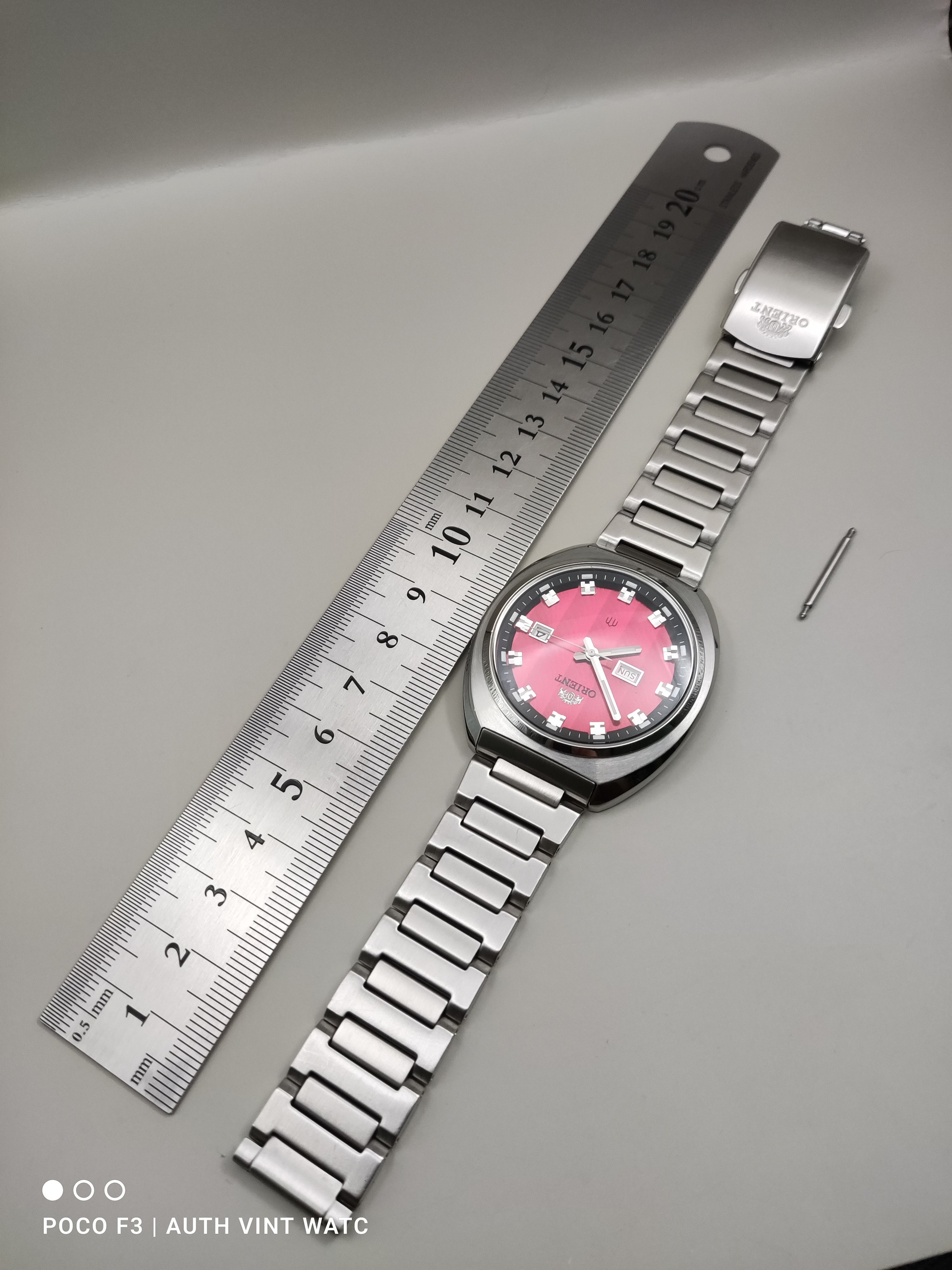 Orient Authentic Orient Red Dial Anti-magnetic Men Watch Size ONE SIZE - 12 Thumbnail