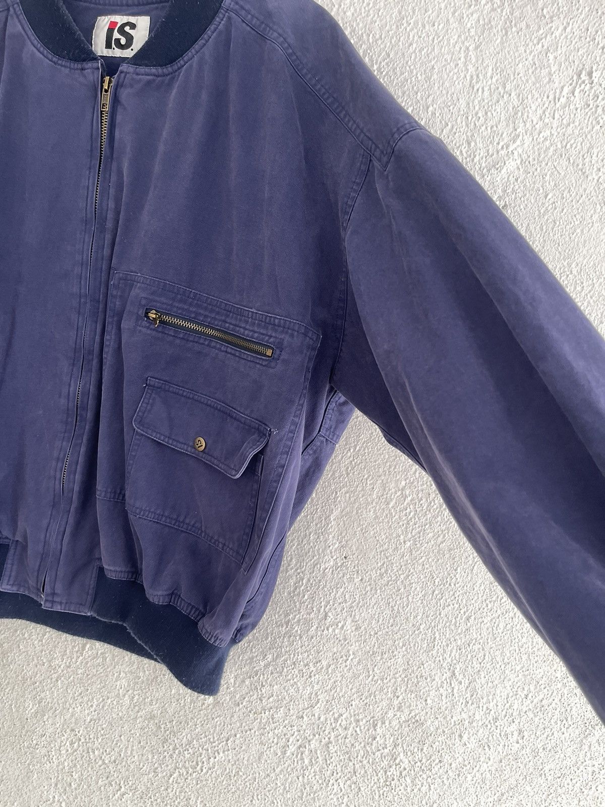 Issey Miyake Issey Miyake Care Label Purple MA-1 Bomber Jacket Size US L / EU 52-54 / 3 - 7 Thumbnail