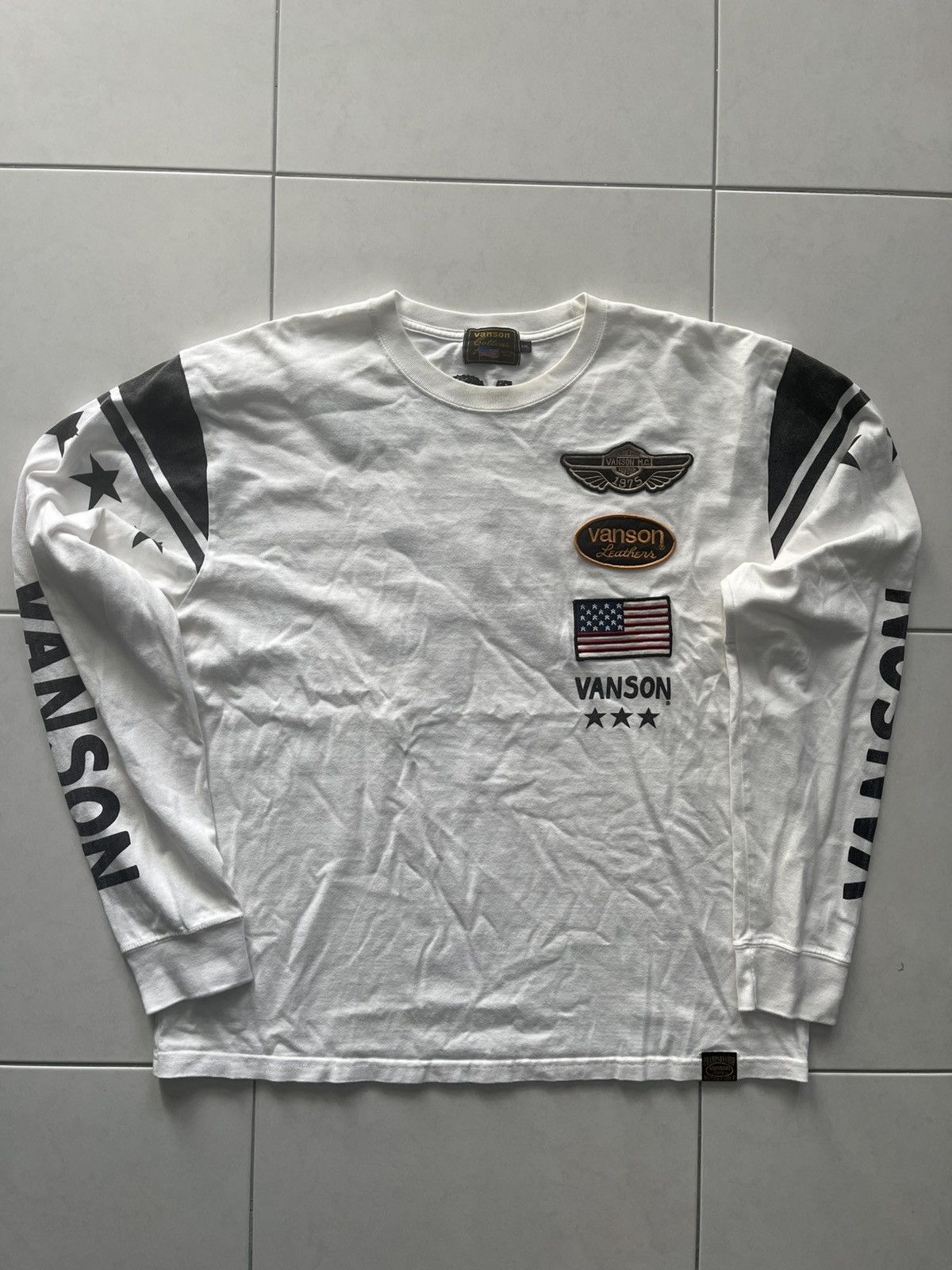 Vanson Leathers × Vintage VINTAGE EMBROIDERY VANSON BACK HIT VERY RARE Size US XXL / EU 58 / 5 - 1 Thumbnail